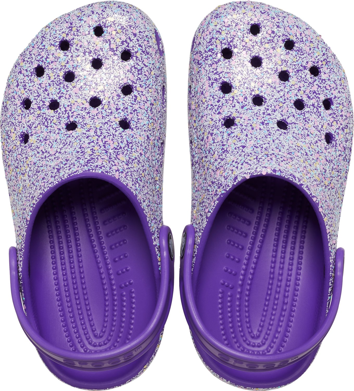 Crocs Kids' Classic Glitter III TD Clogs - view number 6