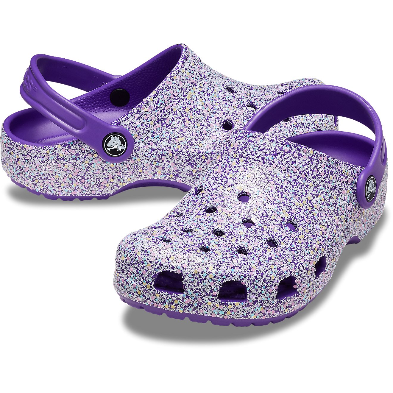 Crocs Kids' Classic Glitter III TD Clogs                                                                                         - view number 4
