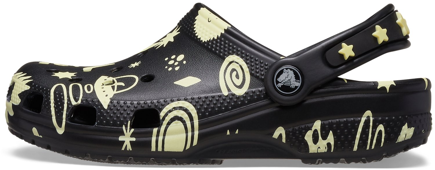 Crocs Kids' Classic Glow Space Clogs - view number 2