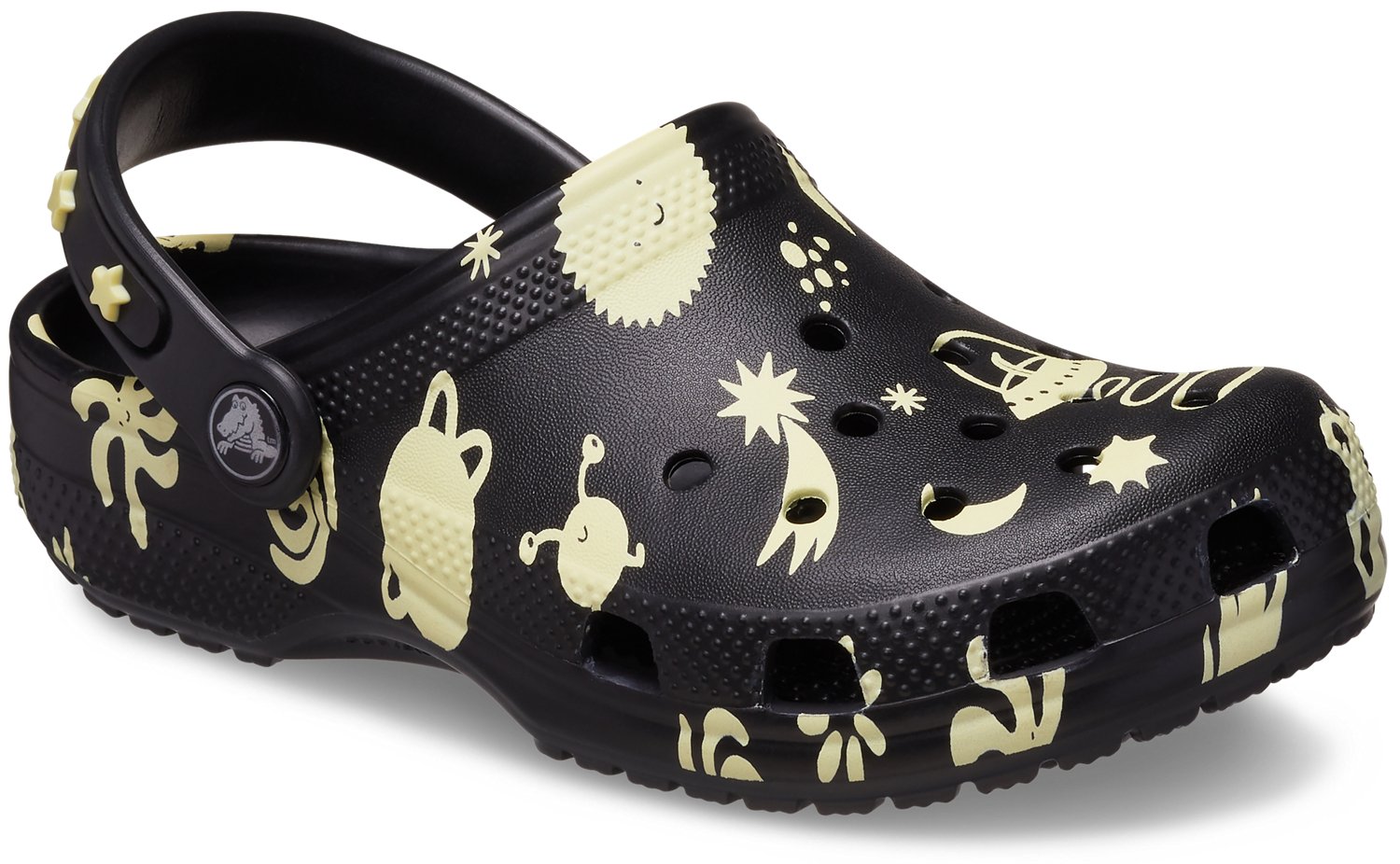 Crocs Kids' Classic Glow Space Clogs - view number 3