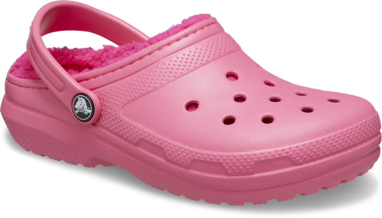 Pink lemonade fuzzy discount crocs