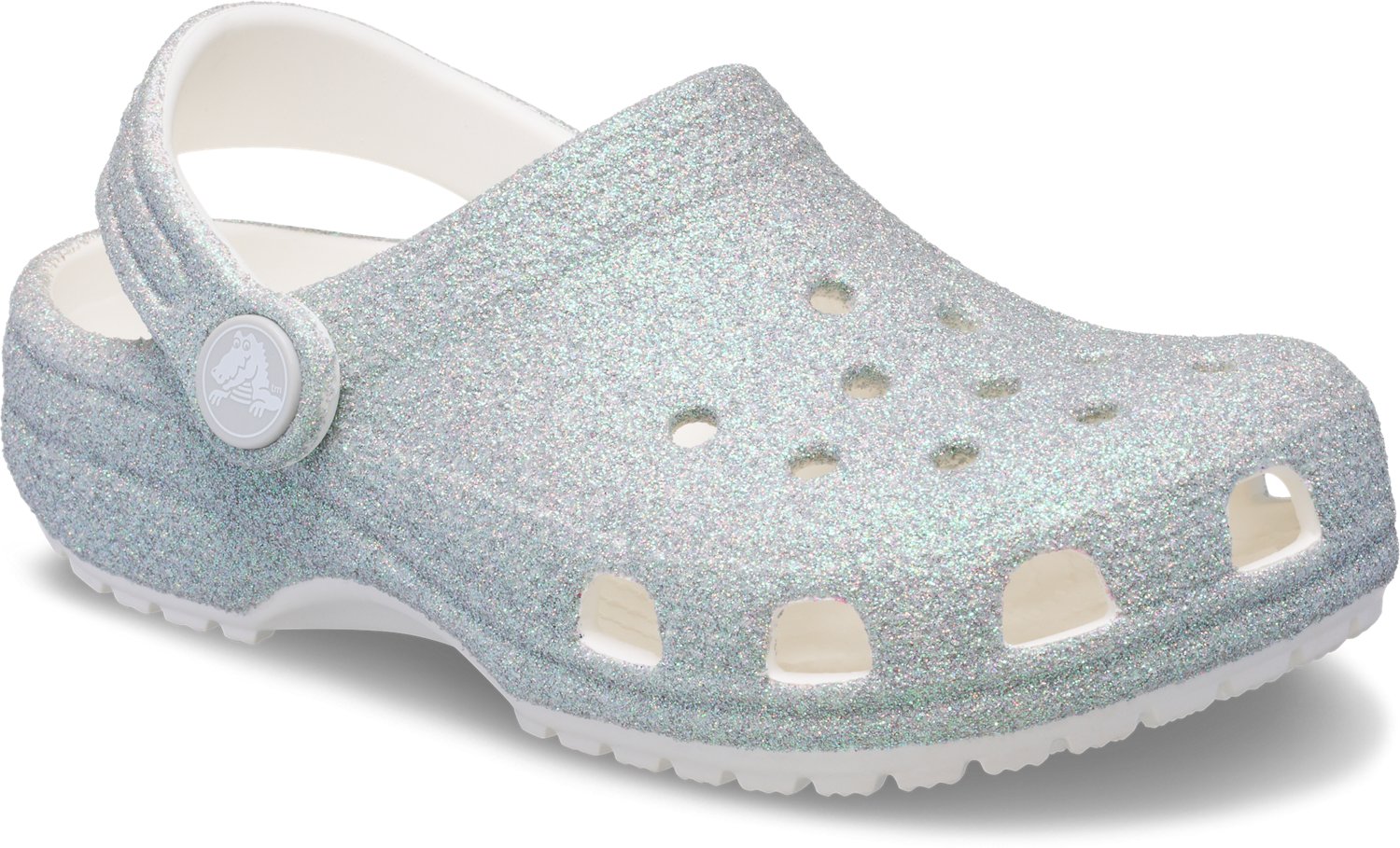 Crocs Kids' Iridescent Glitter Clog TD - view number 7