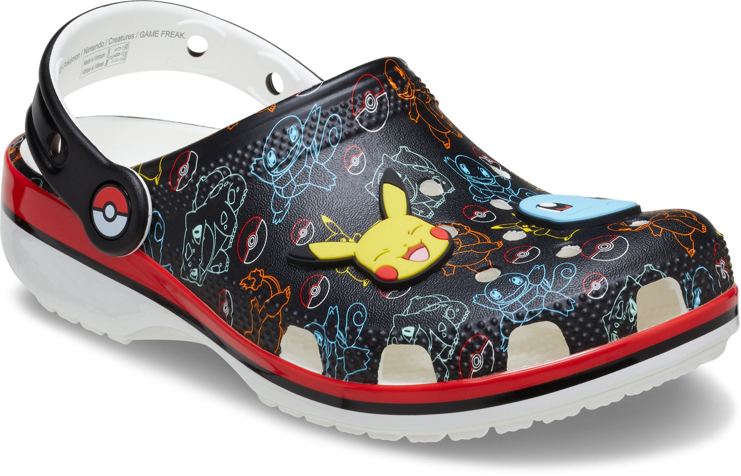 Pokemon Crocs Crocs White Pokemon Classic Clog Sandals | Junior Couture USA main image 2