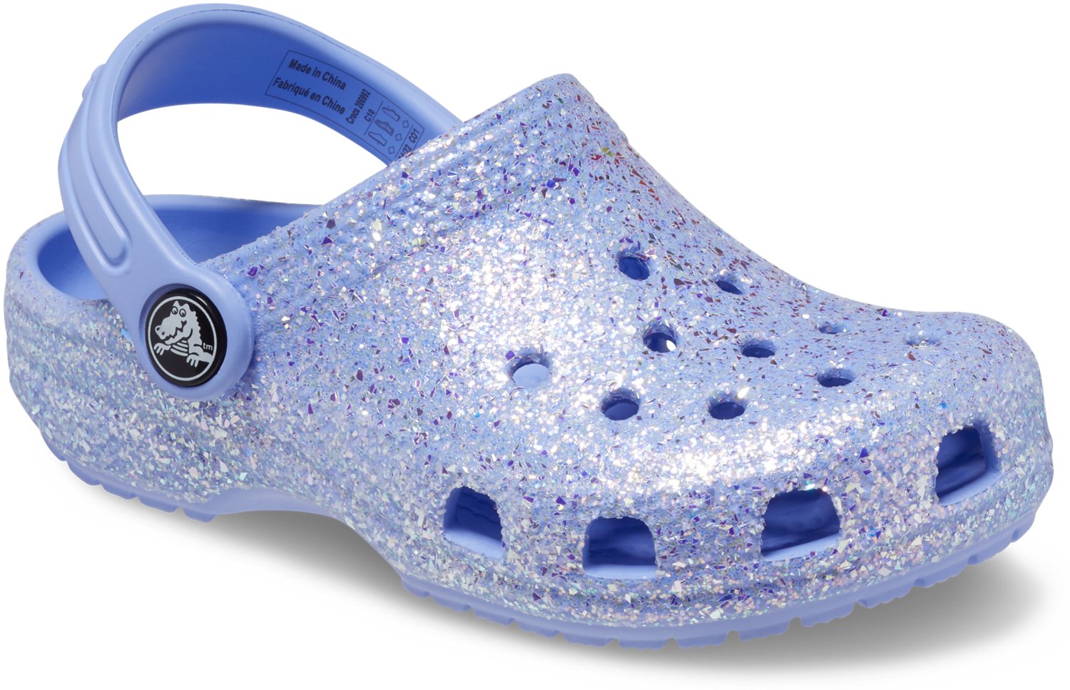 Crocs Toddler Classic Glitter III Clogs - view number 2