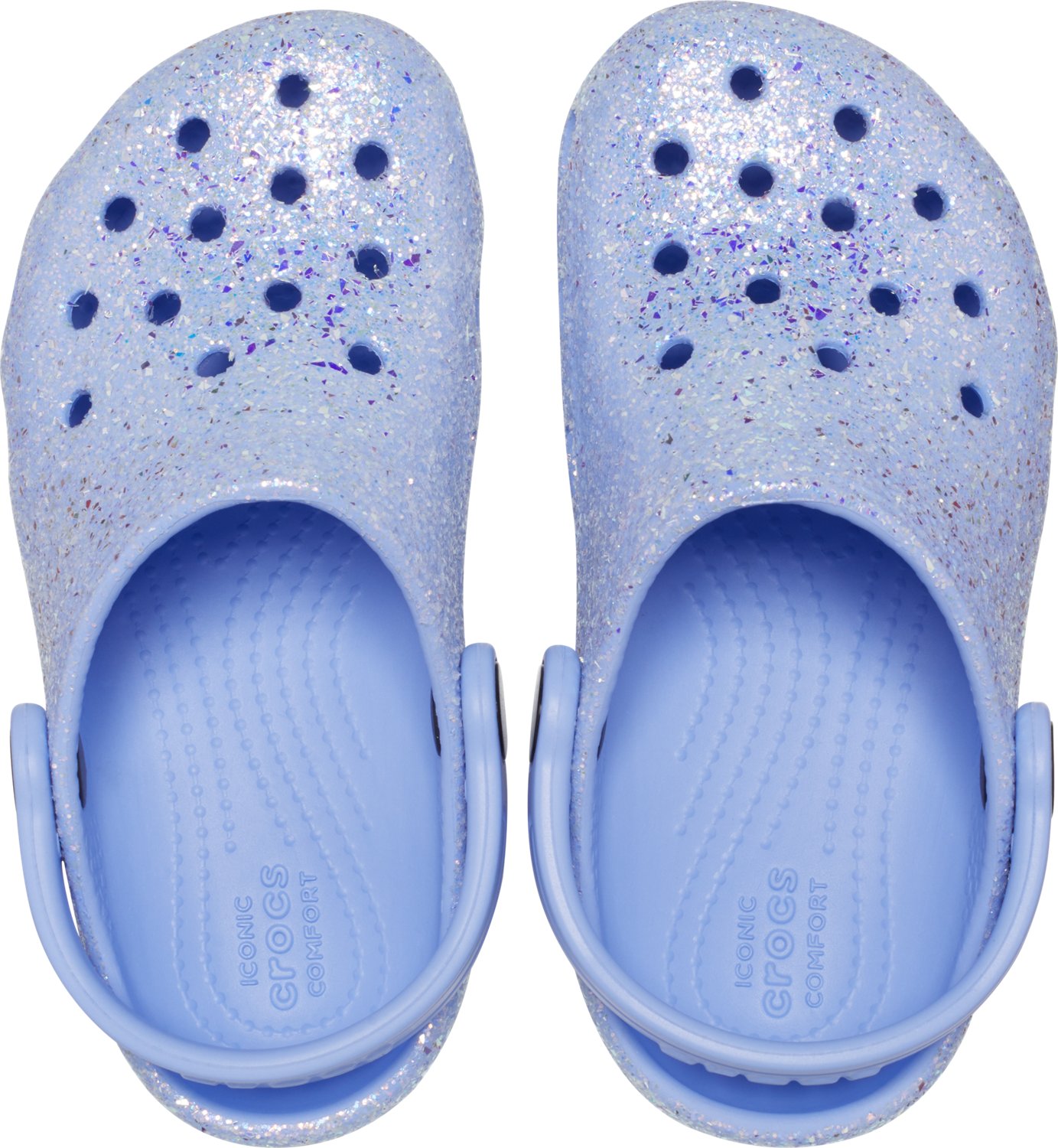 Crocs Toddler Classic Glitter III Clogs - view number 5