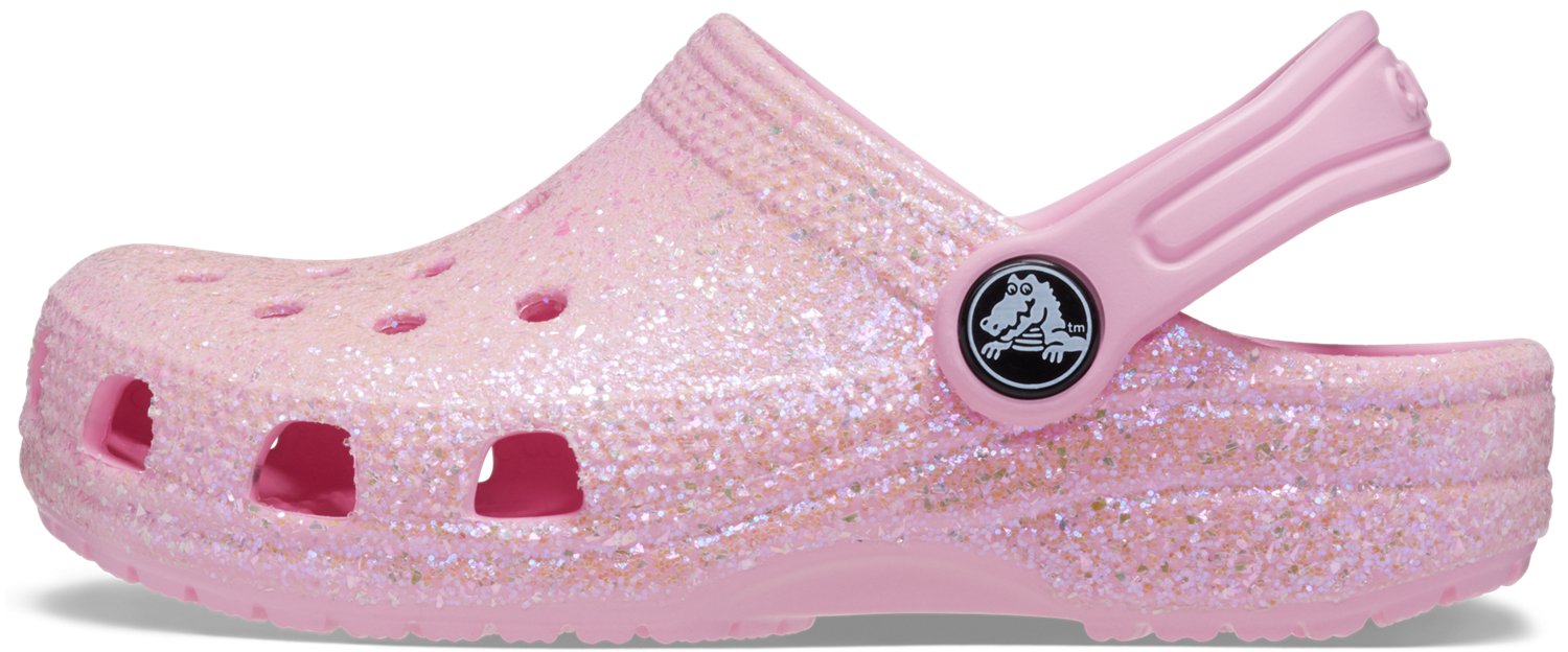 Crocs Toddler Classic Glitter III Clogs - view number 3