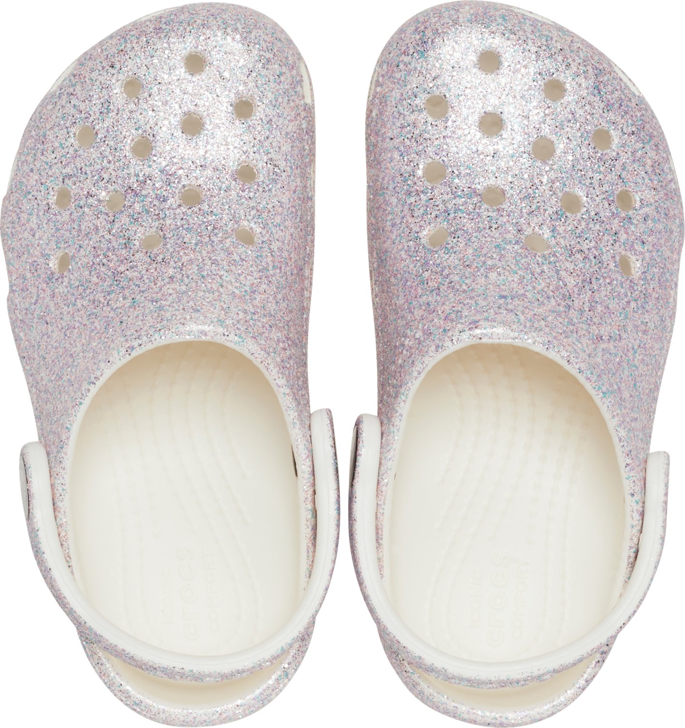 Crocs Toddler Girls' Classic Glitter Clogs                                                                                       - view number 5