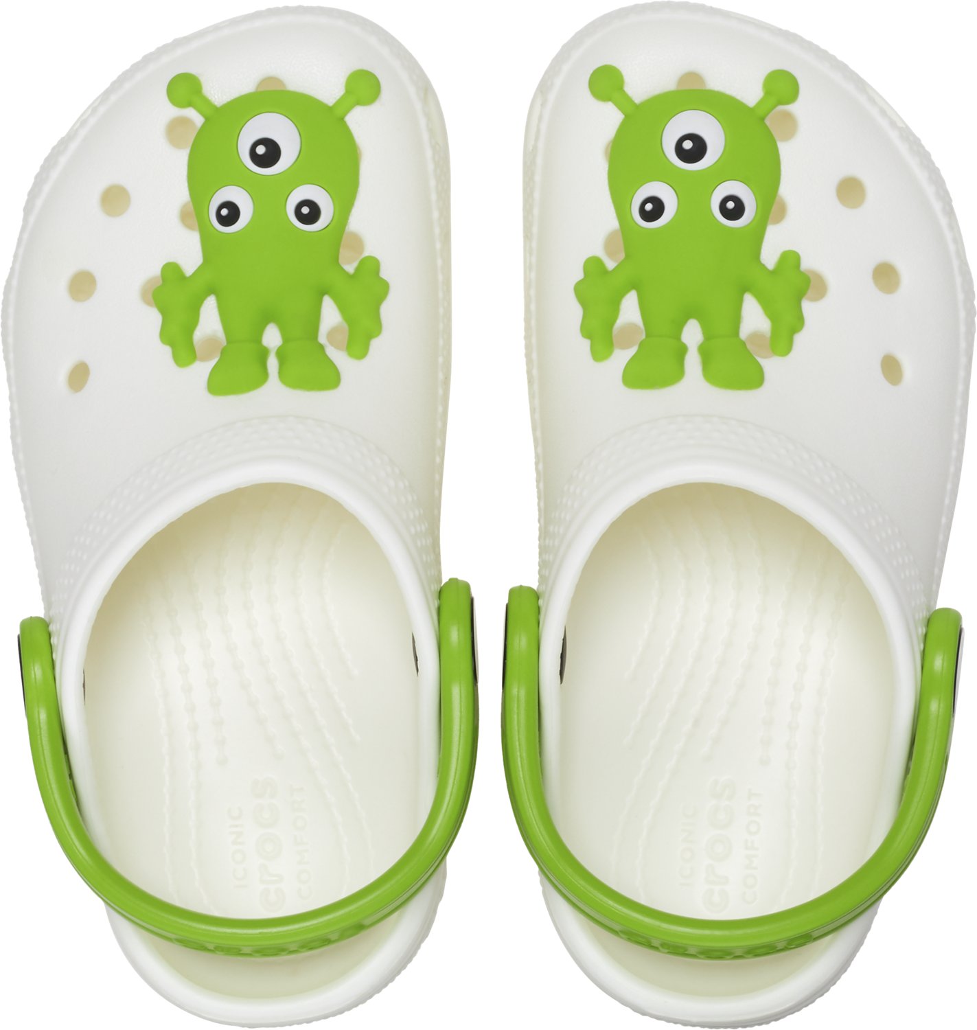 Crocs Toddlers’ Classic Alien Glow Clogs                                                                                       - view number 6