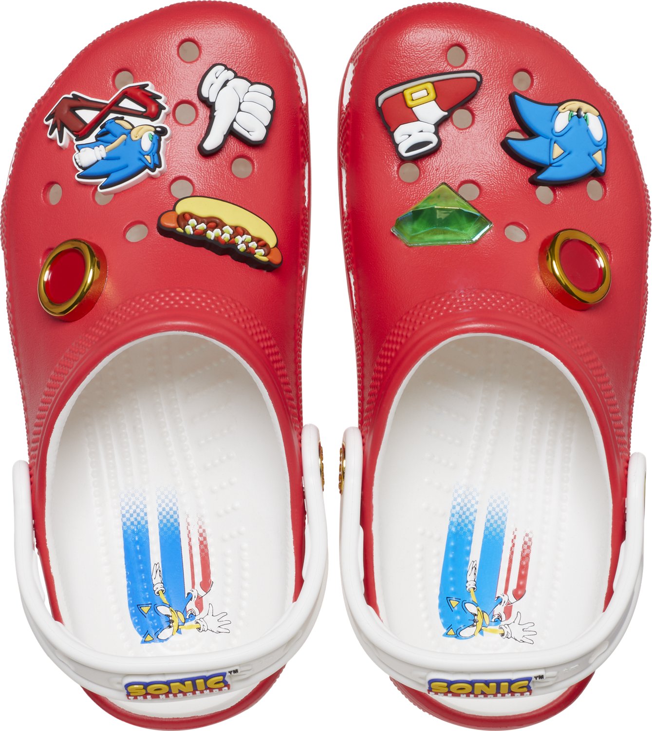 Crocs Toddlers' Classic Sonic the Hedgehog Clogs - view number 6
