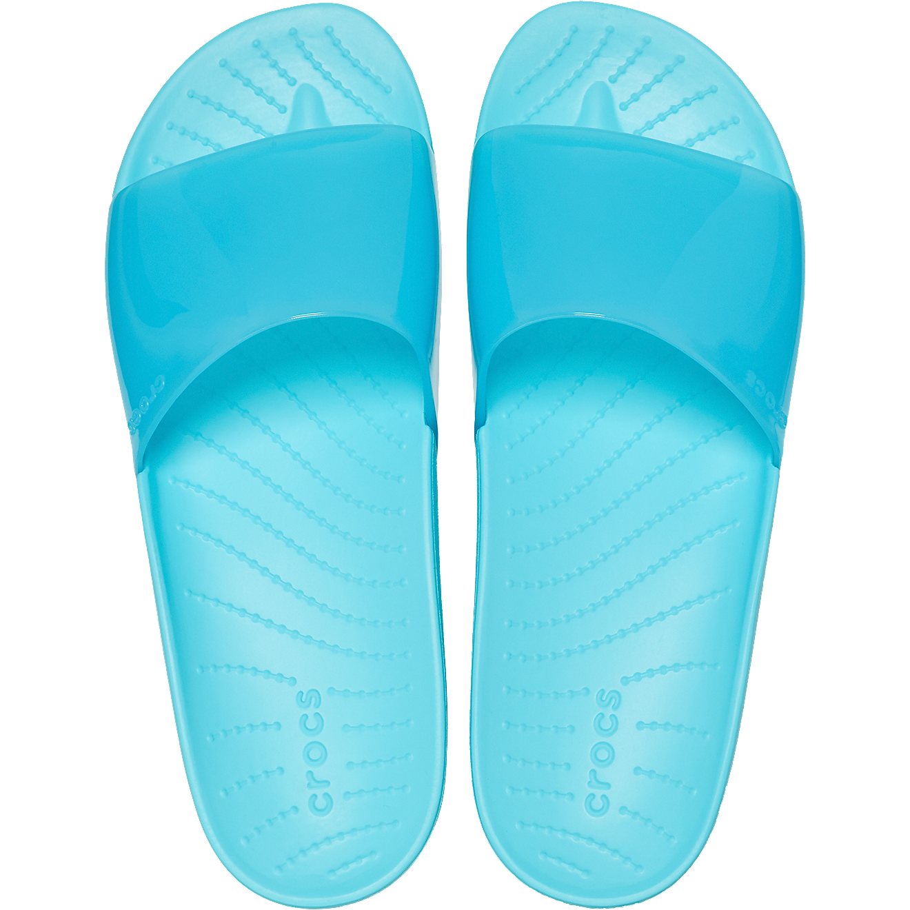Crocs Women's Splash Glossy Strappy Slides                                                                                       - view number 6