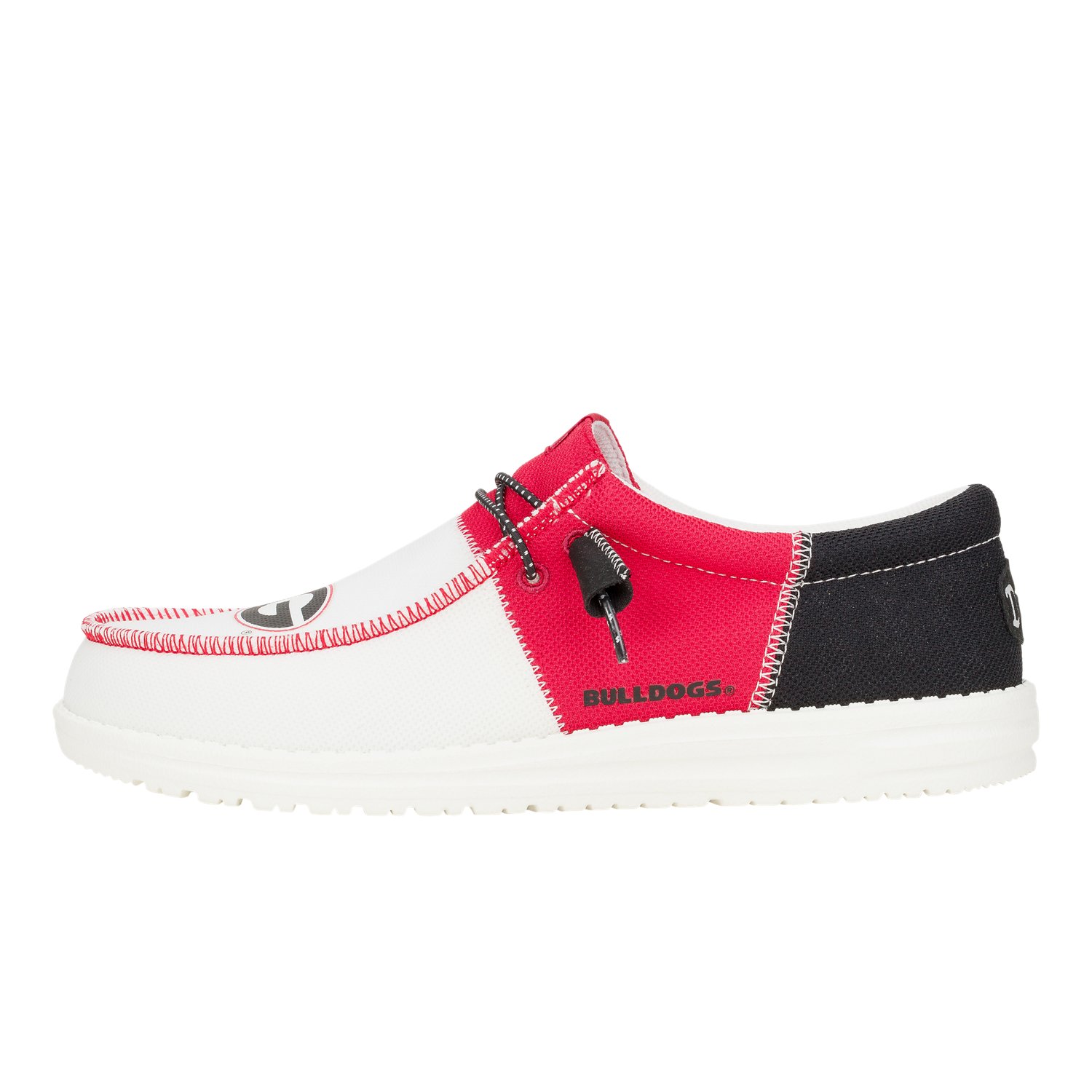 HEYDUDE Wally Mens' Tri University Of Georgia Slip-On Shoes                                                                      - view number 3