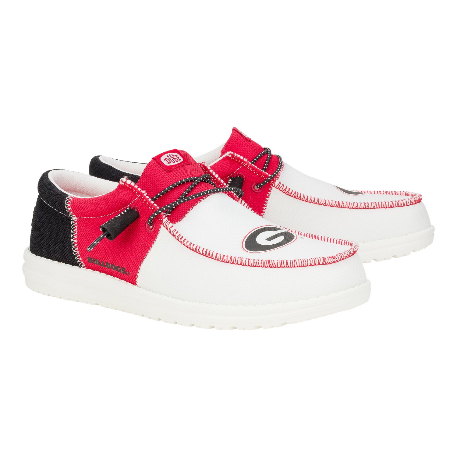 HEYDUDE Wally Mens' Tri University Of Georgia Slip-On Shoes                                                                      - view number 2