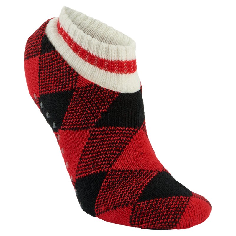 Magellan Women's Buff Check 2.0 Lodge Slippers Red/Black, Medium - Slippers at Academy Sports