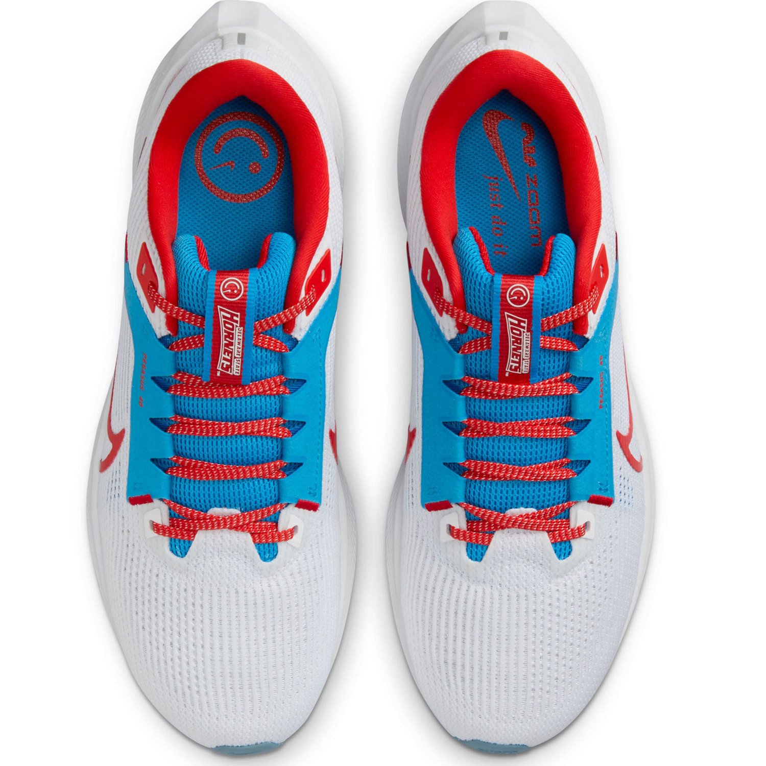 Unisex Nike Delaware State Hornets Zoom Pegasus 40 Running Shoe - view number 4