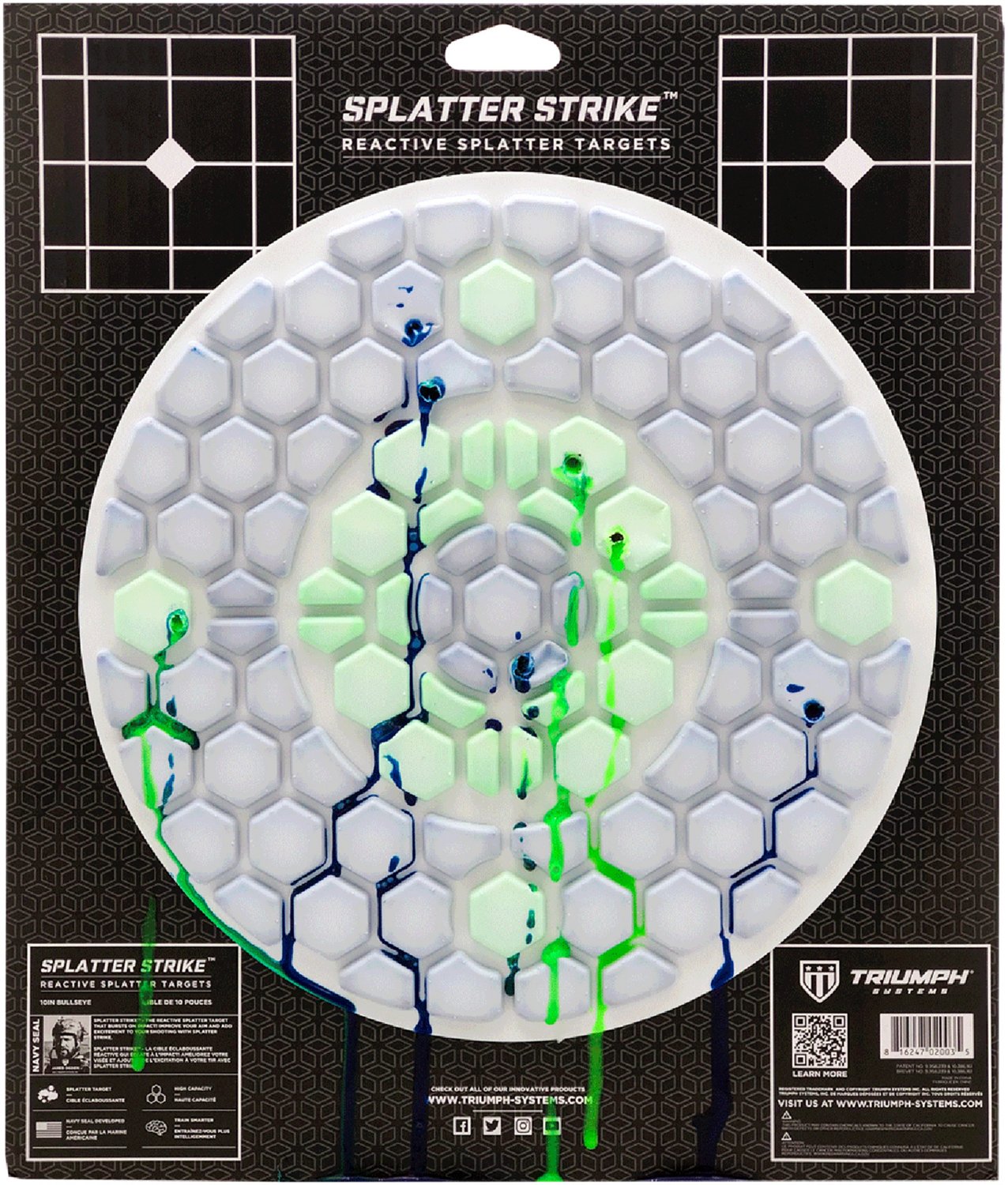 Triumph Splatter Strike Reactive Splatter Bullseye Target - view number 2