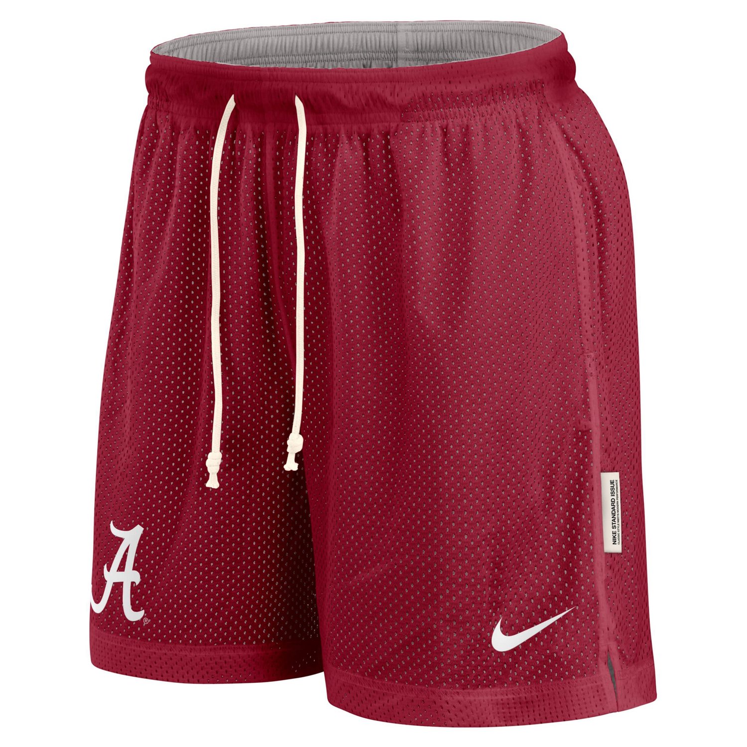 Nike Gray Alabama Tide Courtside Standard Issue Dri-FIT Reversible Shorts - view number 2