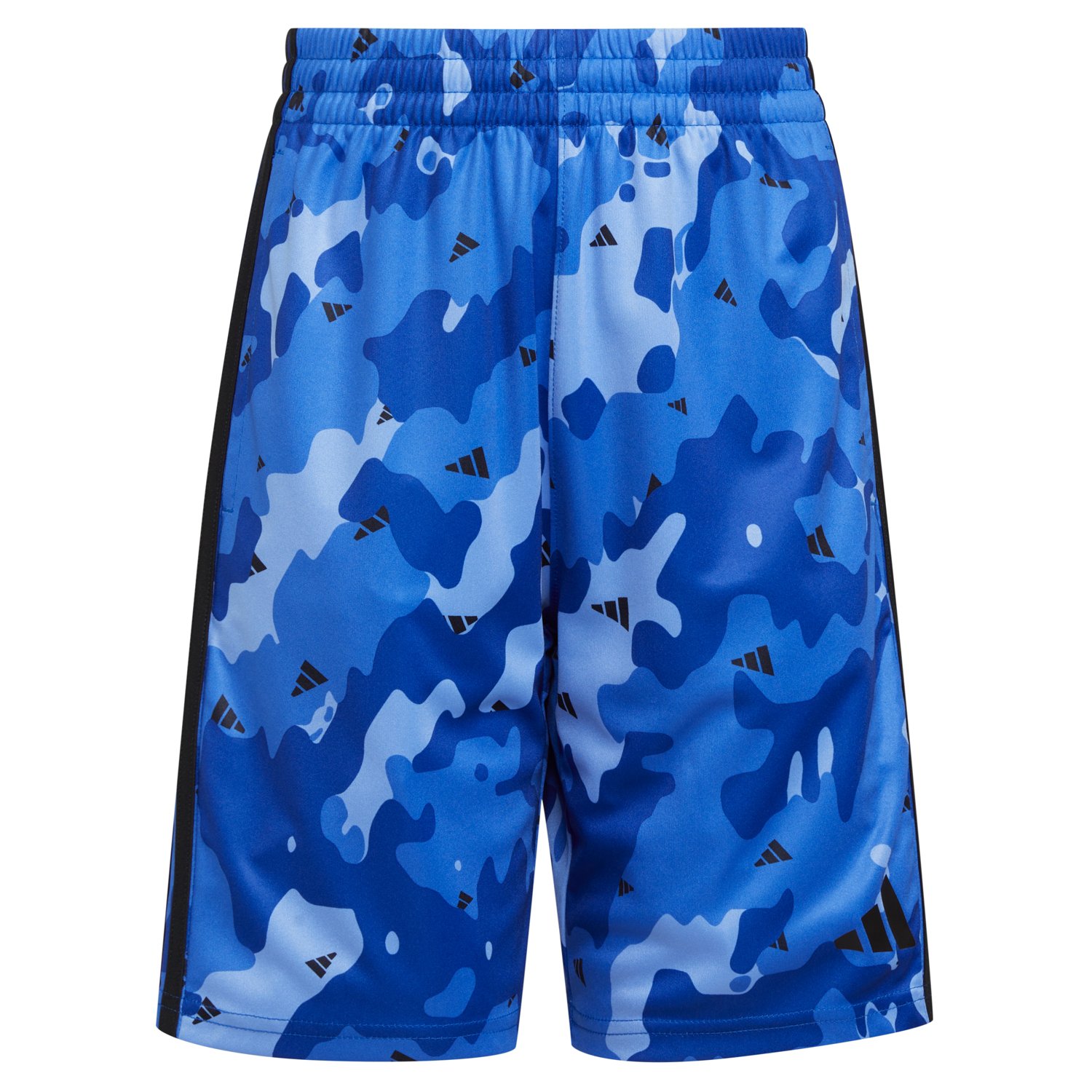 adidas Logo Waistband Booty Shorts - Blue