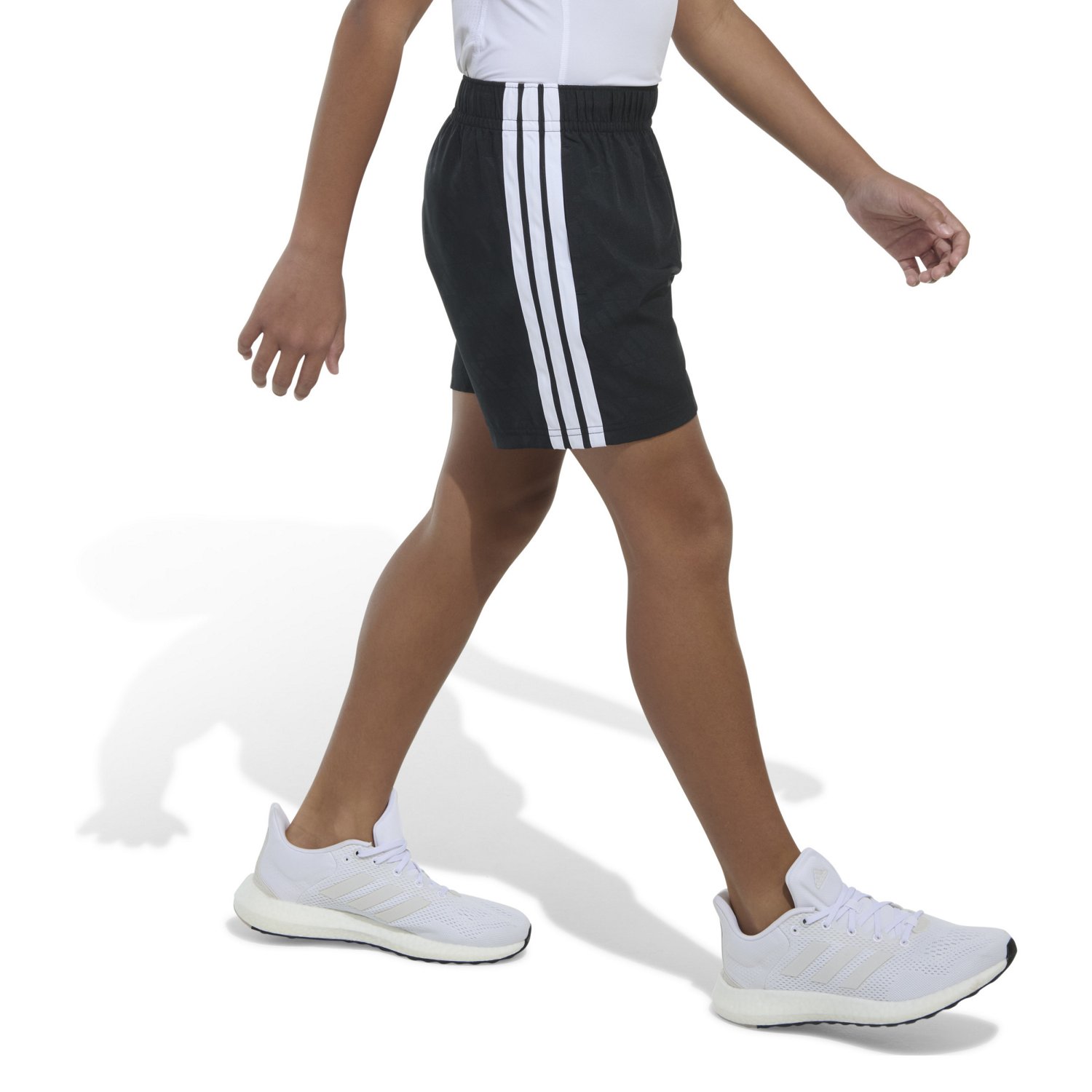 adidas Boys' Legacy Deboss AOP Woven Shorts - view number 4