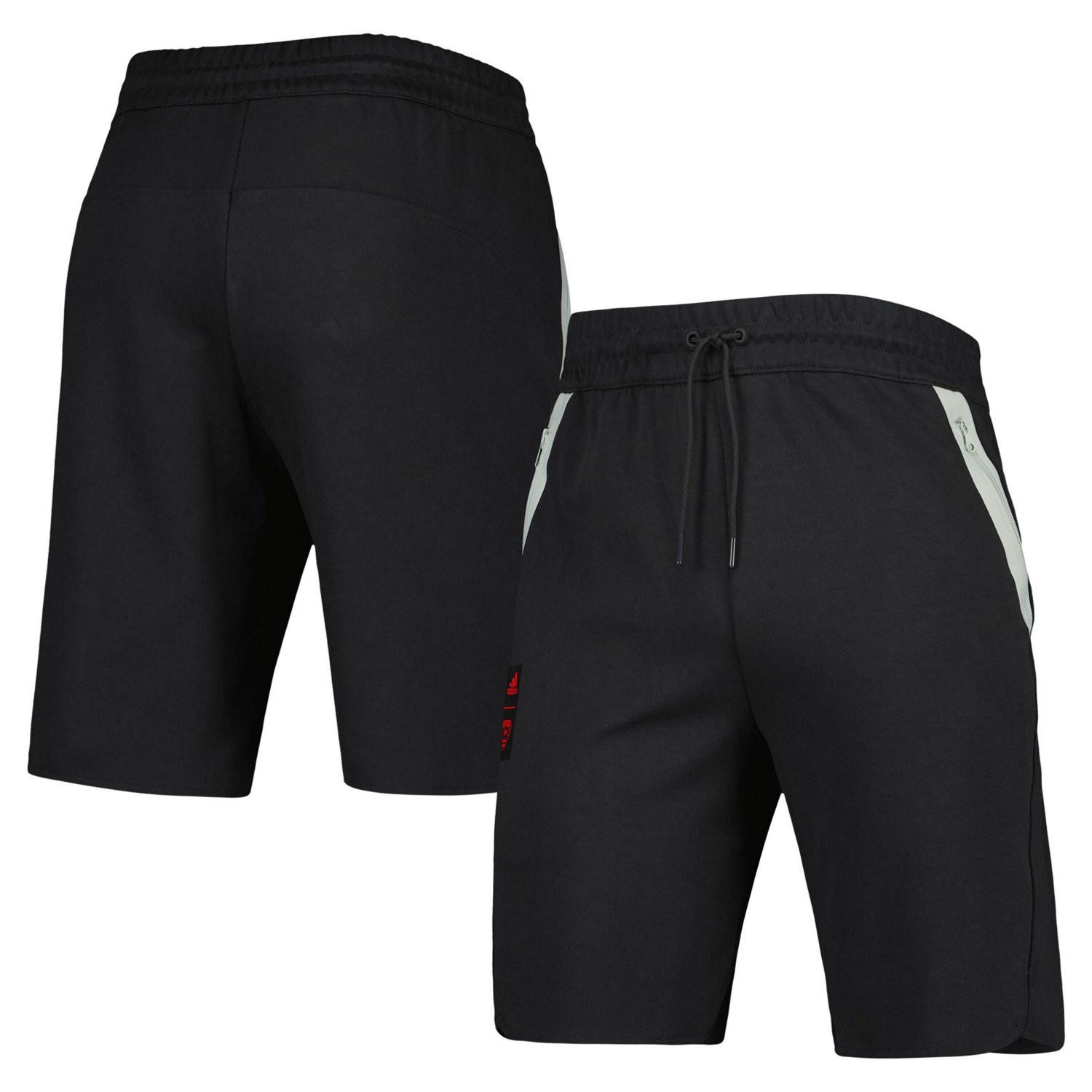 adidas DC United 2023 Player Travel Shorts                                                                                       - view number 1