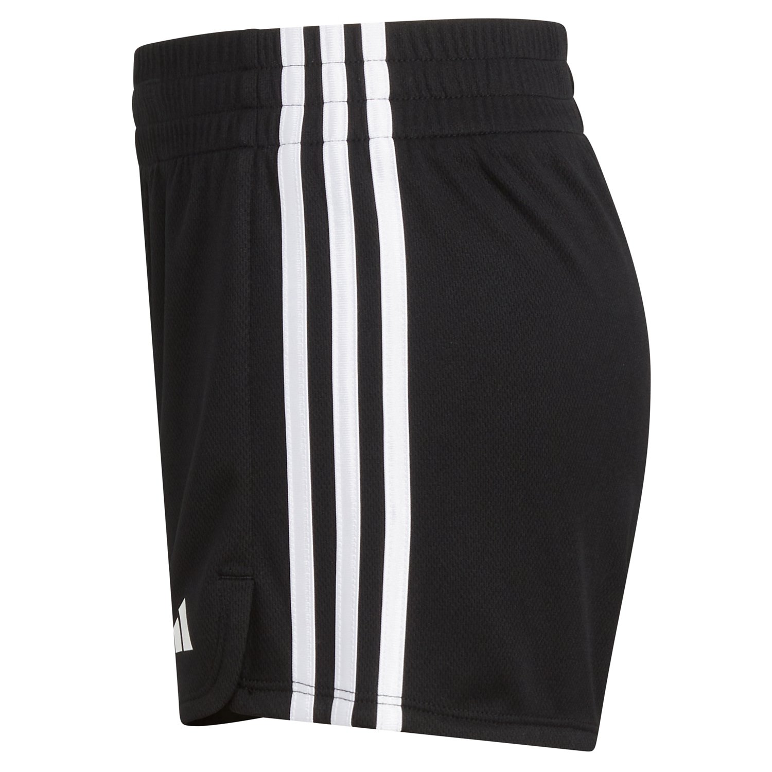 adidas Girls' 3S Pacer Mesh Shorts - view number 7