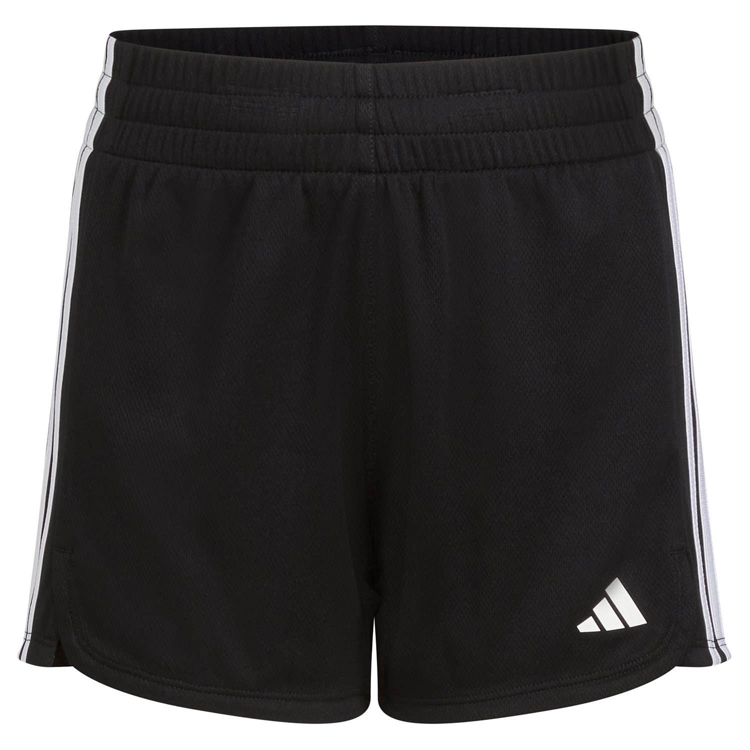 adidas Girls' 3S Pacer Mesh Shorts - view number 5