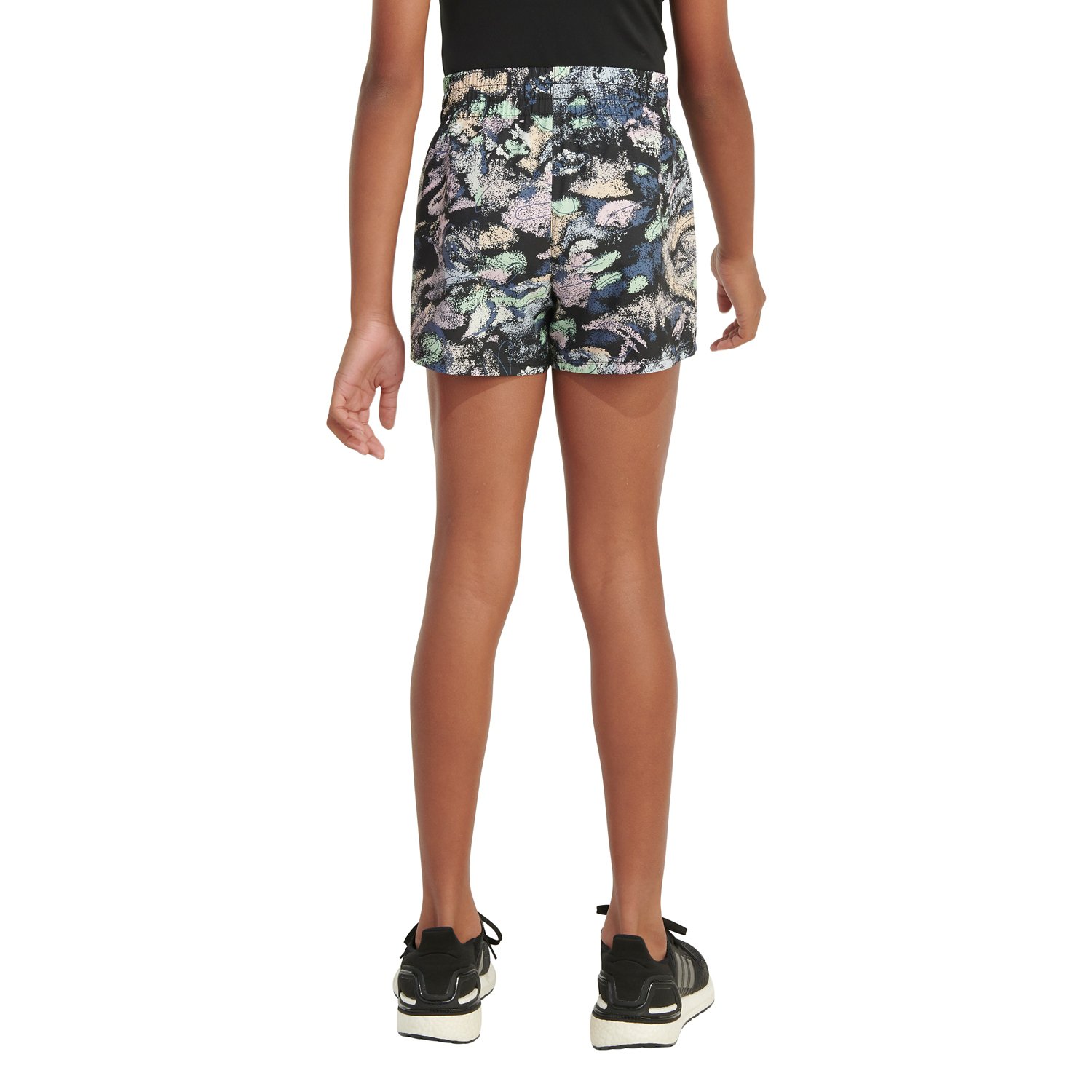 adidas Girls' All Over Print Woven Pacer Shorts 3 in - view number 3