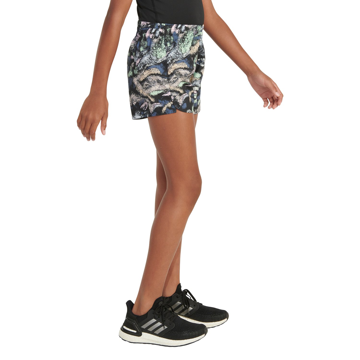 adidas Girls' All Over Print Woven Pacer Shorts 3 in - view number 4