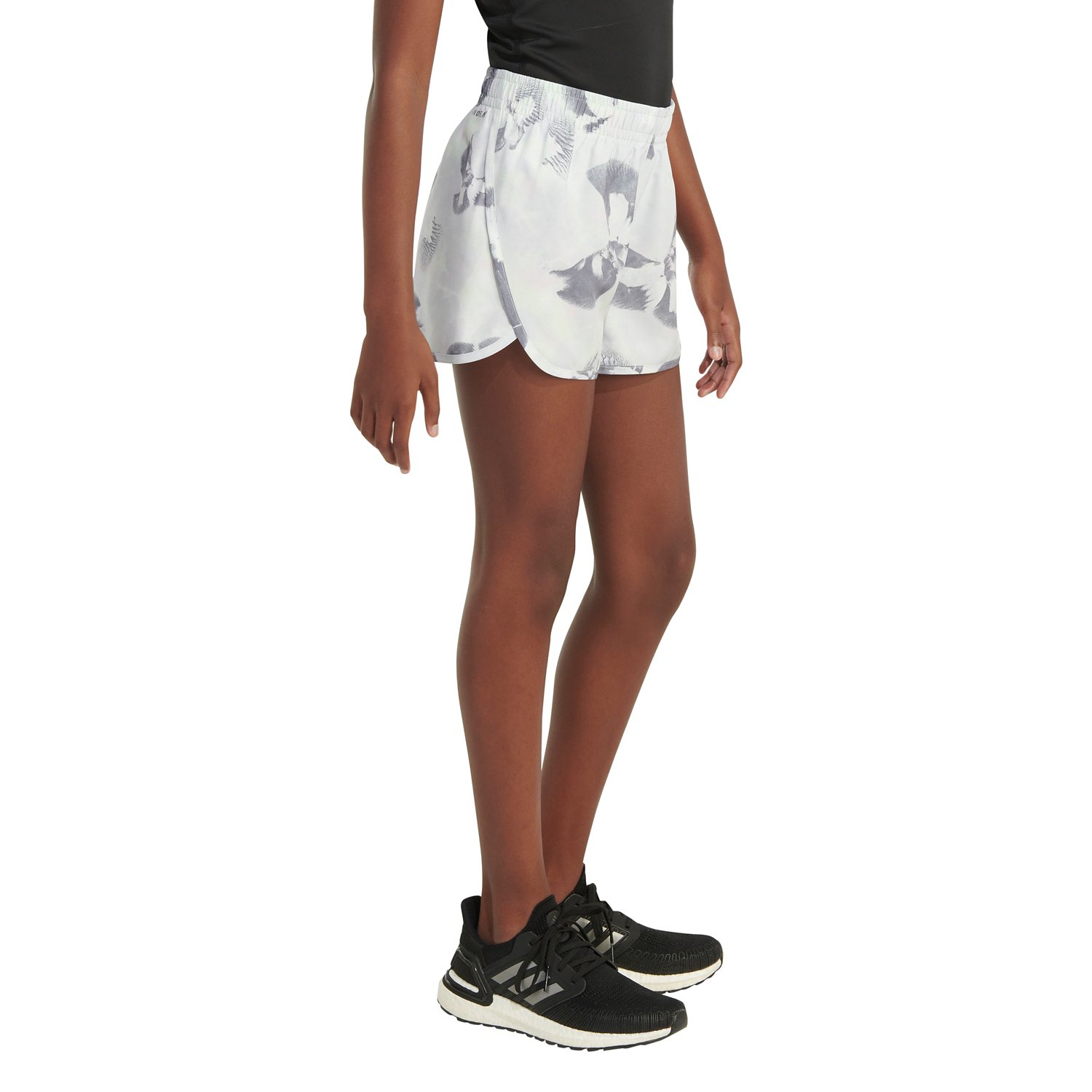 adidas Girls' All Over Print Woven Retro Shorts - view number 4