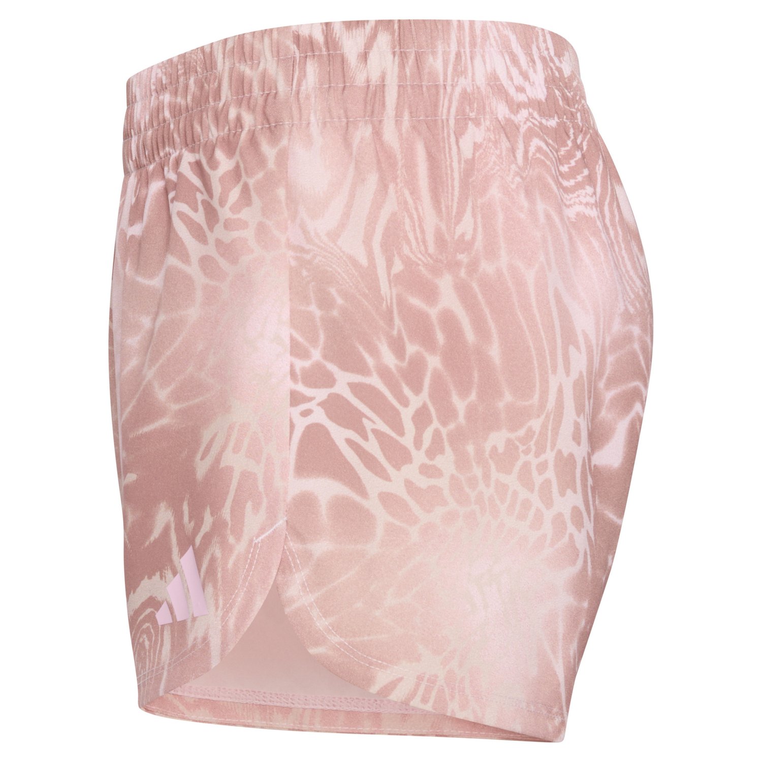adidas Girls' AOP Woven Gradient Animal Pacer Shorts - view number 7