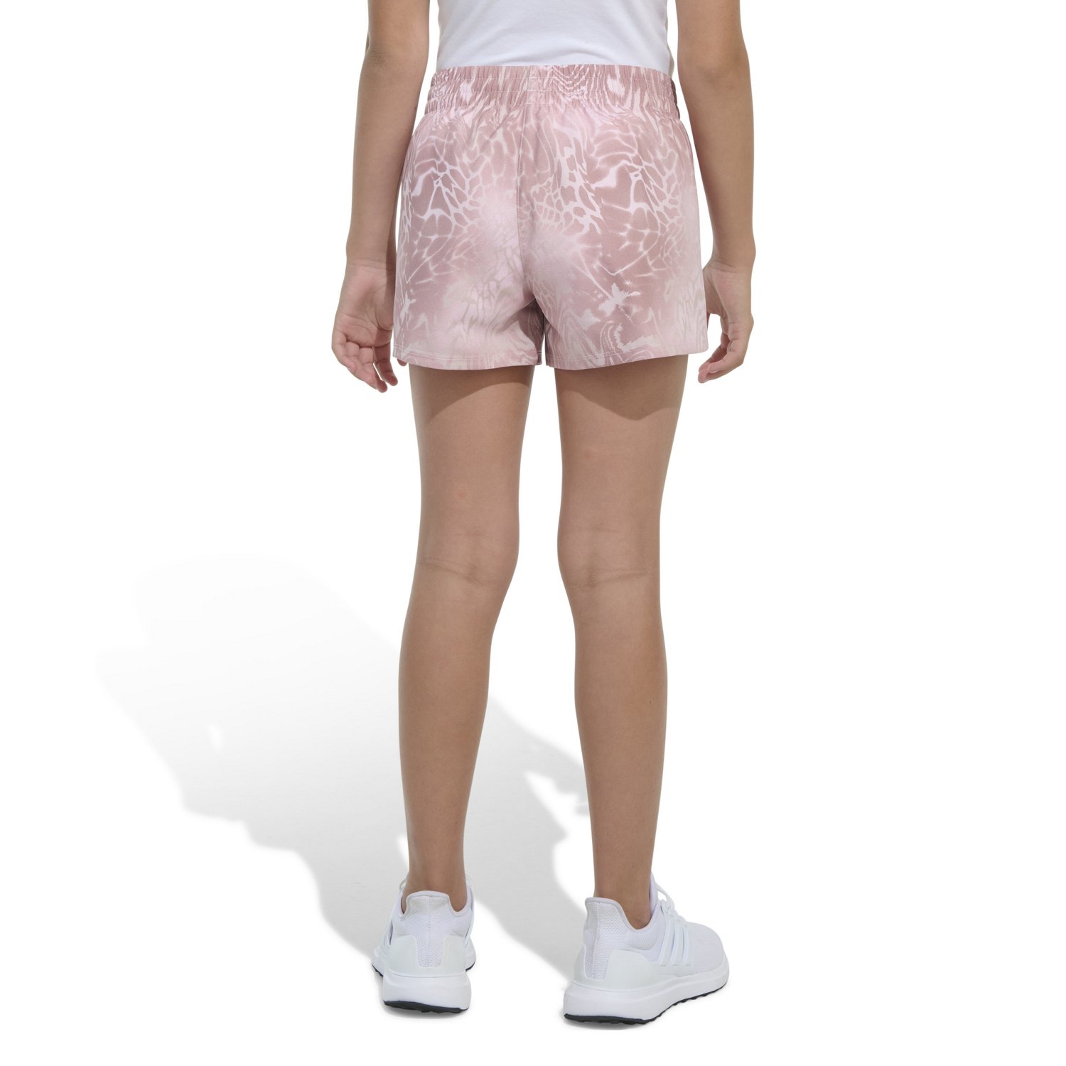 adidas Girls' AOP Woven Gradient Animal Pacer Shorts - view number 3