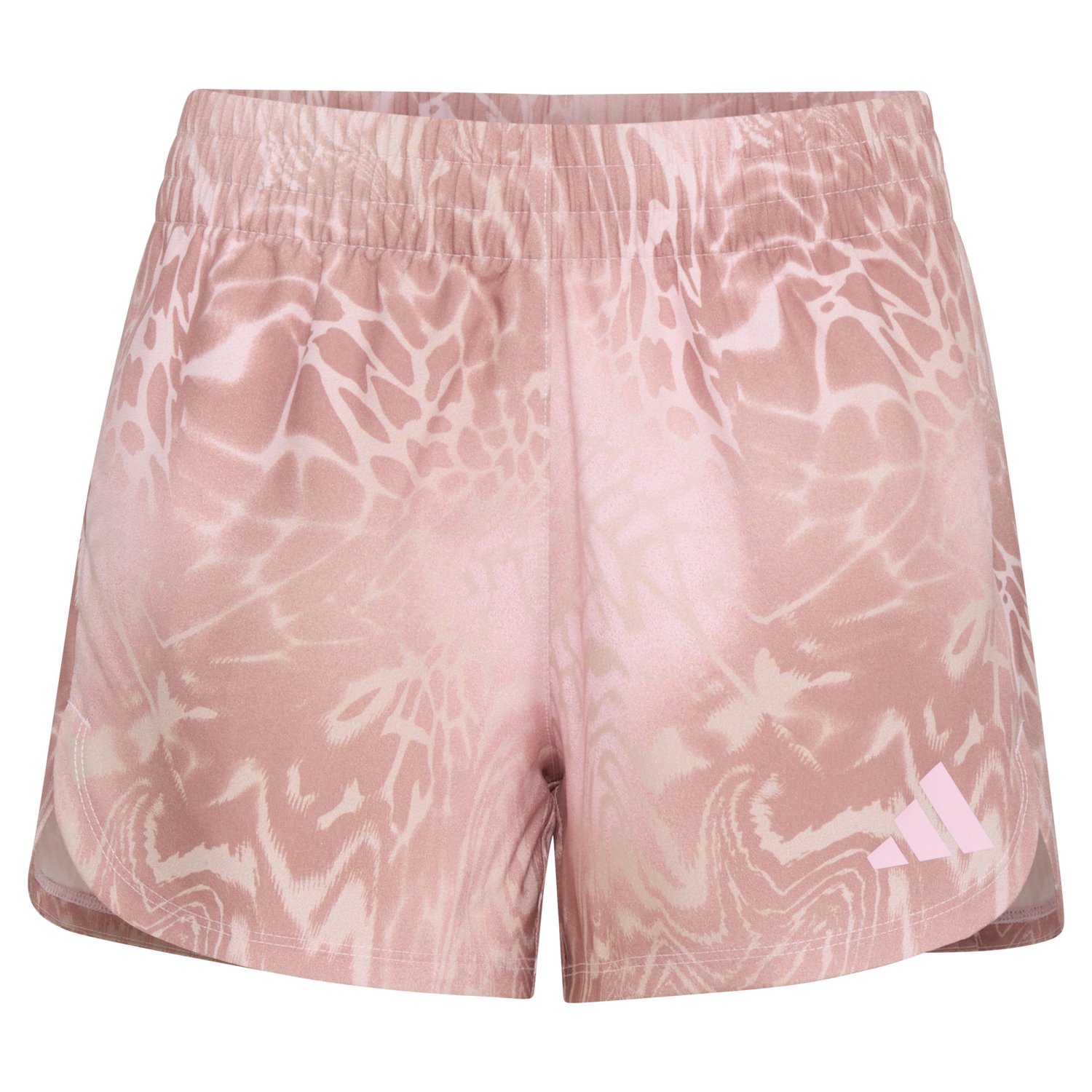 adidas Girls' AOP Woven Gradient Animal Pacer Shorts - view number 5