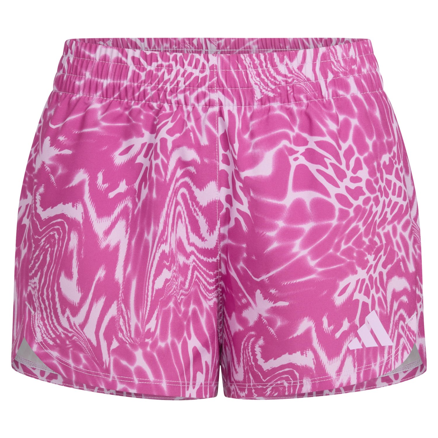 adidas Girls' AOP Woven Gradient Animal Pacer Shorts - view number 5