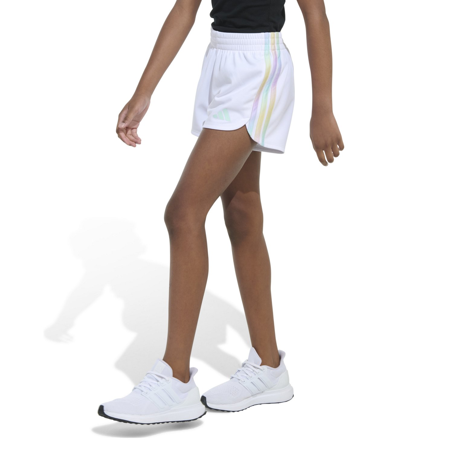 adidas Girls' Gradient 3S Mesh Pacer Shorts - view number 2