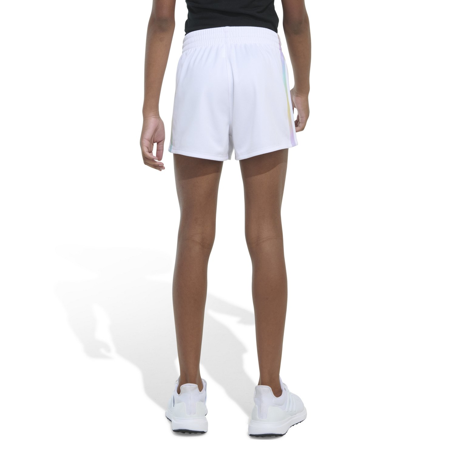 adidas Girls' Gradient 3S Mesh Pacer Shorts - view number 3