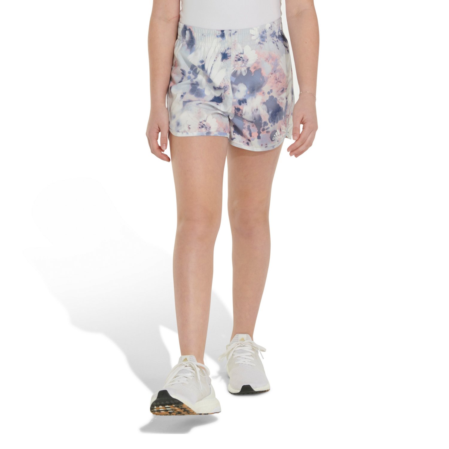 adidas Girls' Printed Woven Retro Shorts 3 in