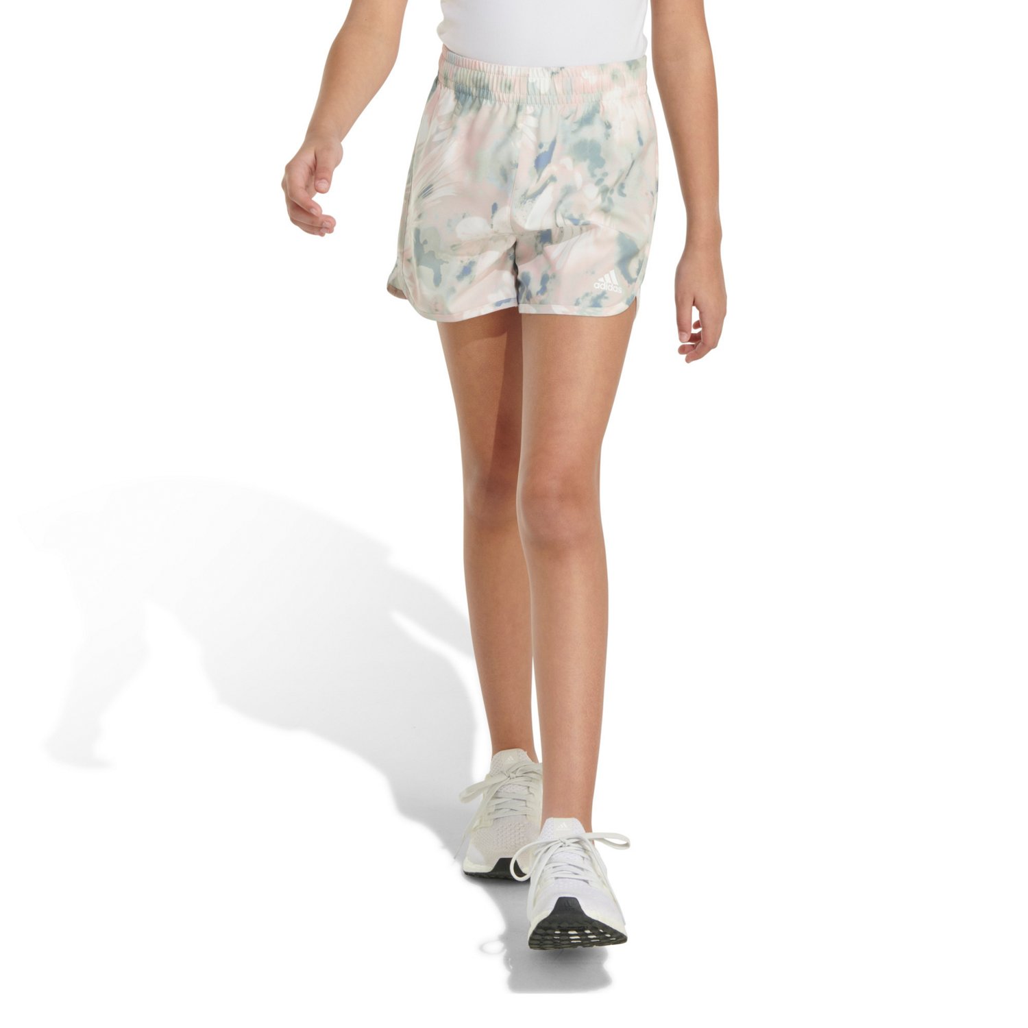 adidas Girls' Printed Woven Retro Shorts 3 in