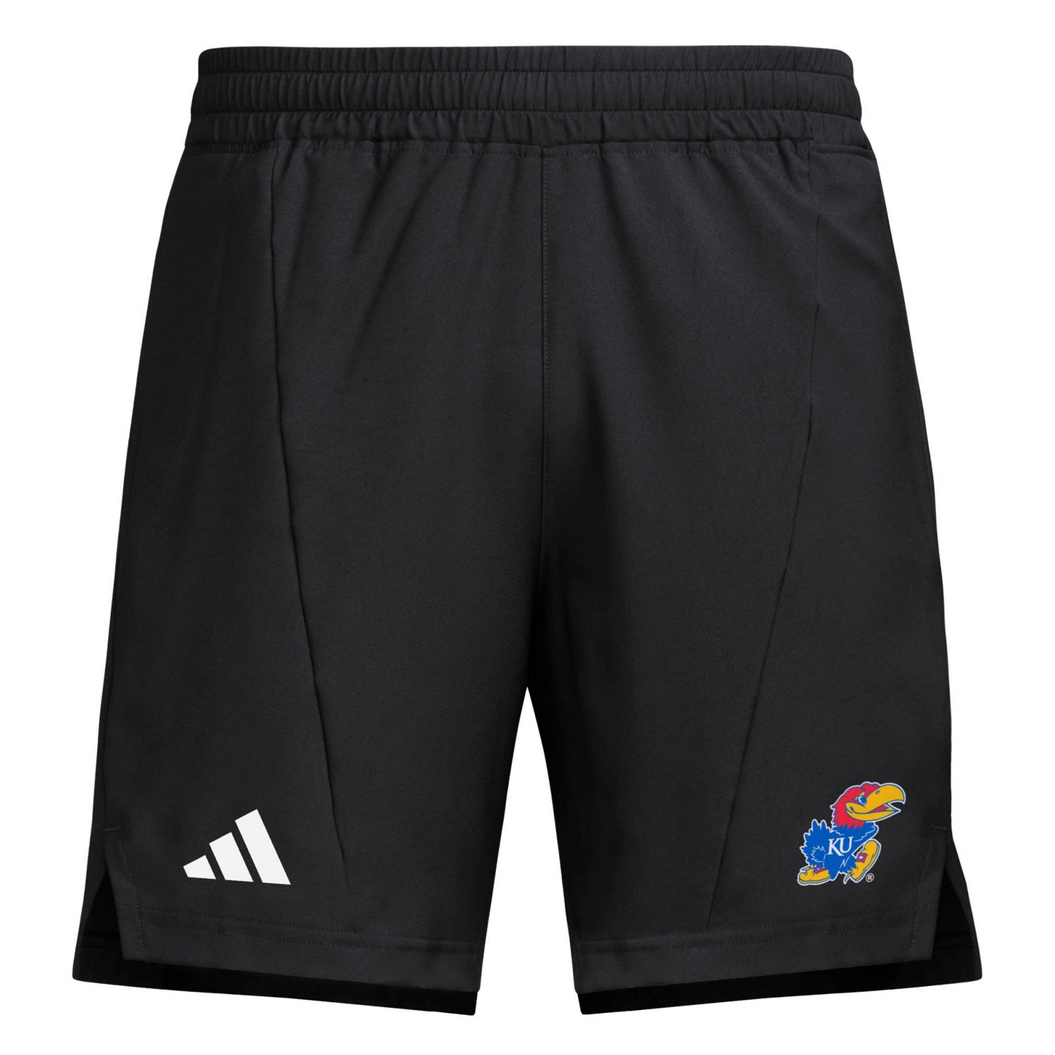 adidas Kansas Jayhawks Program Woven Training Shorts - view number 2