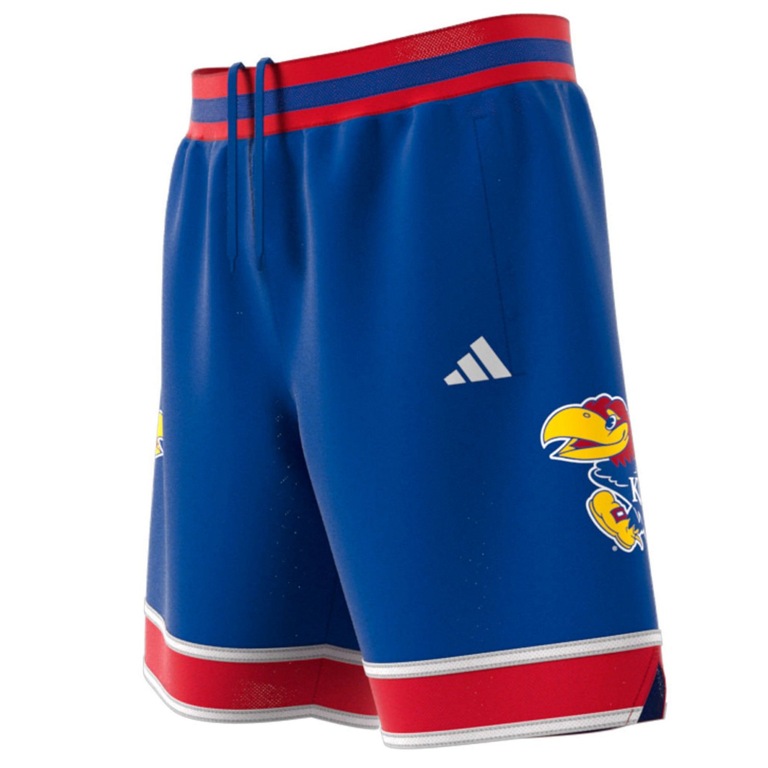 adidas Kansas Jayhawks Swingman Replica Basketball Shorts                                                                        - view number 2