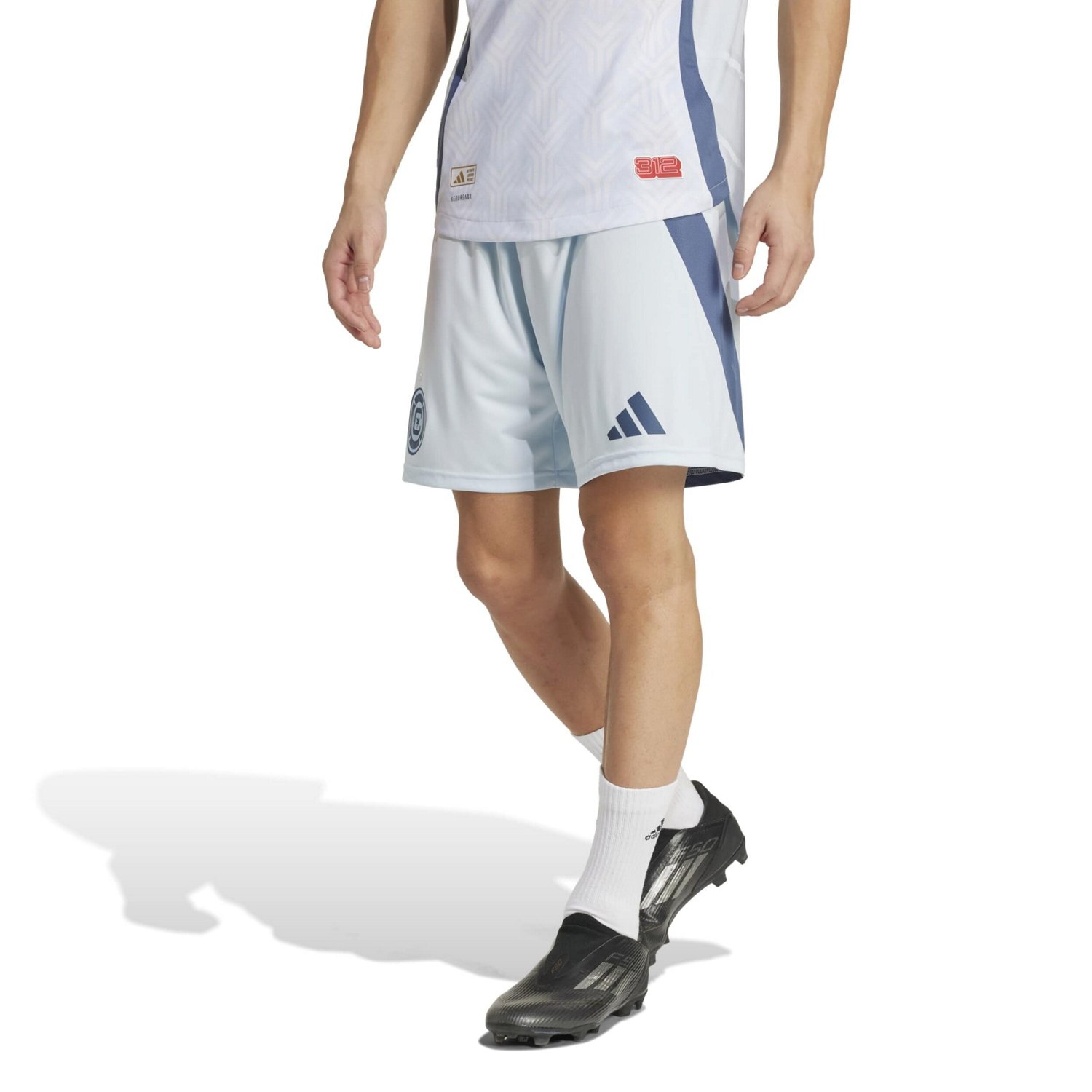 adidas Light Chicago Fire Away 2025 Municipal Device Kit Authentic Shorts - view number 2