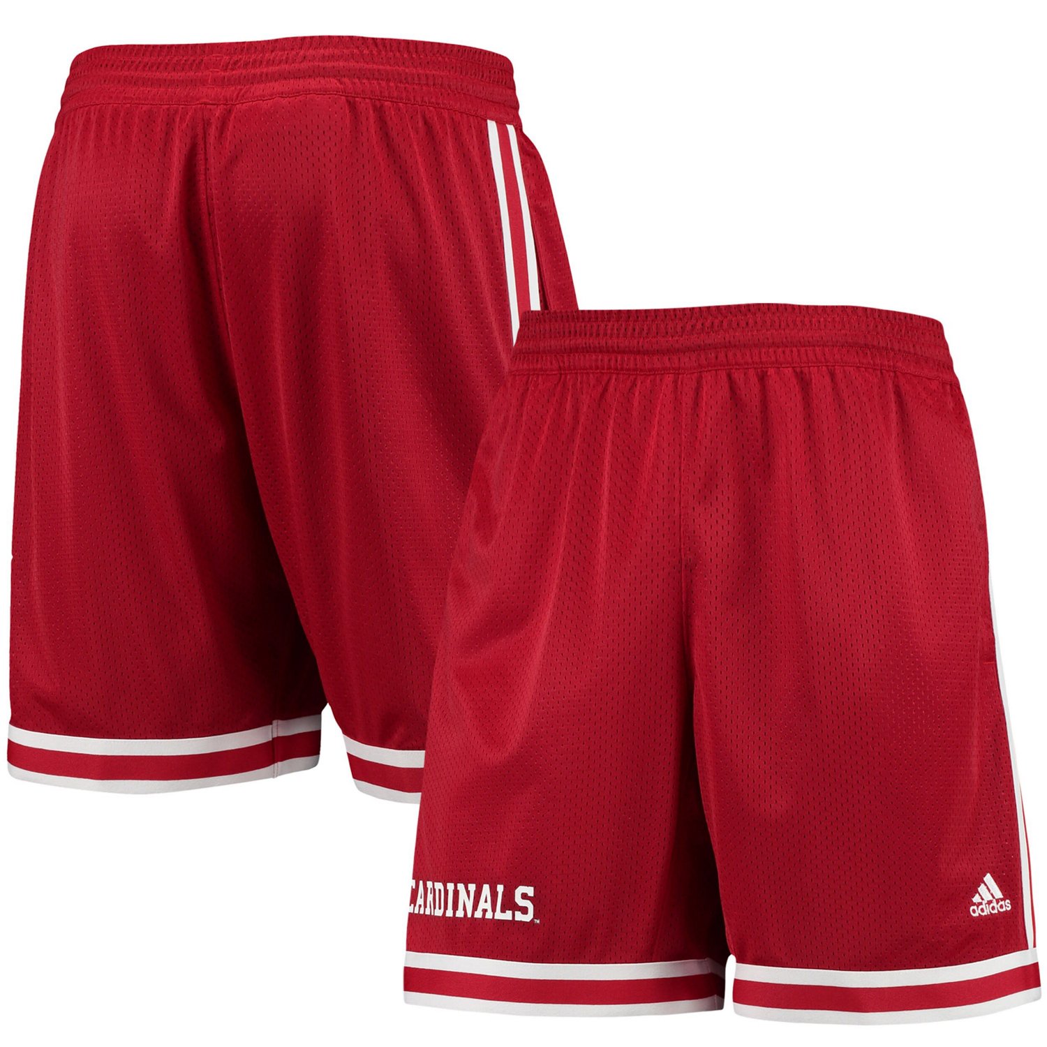 adidas Louisville Cardinals Reverse Retro Basketball Shorts
