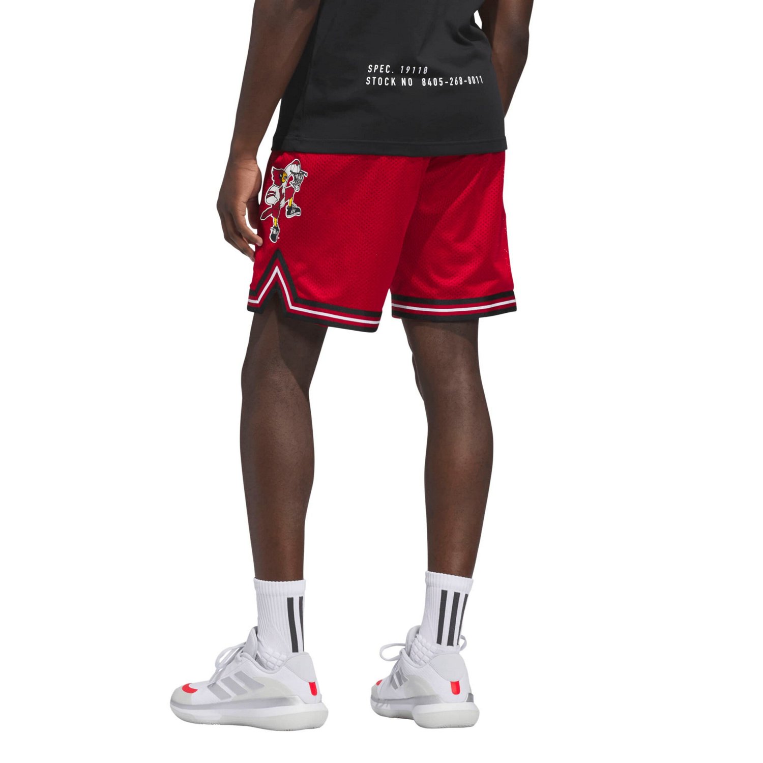 adidas Louisville Cardinals Swingman Replica Basketball Shorts - view number 2