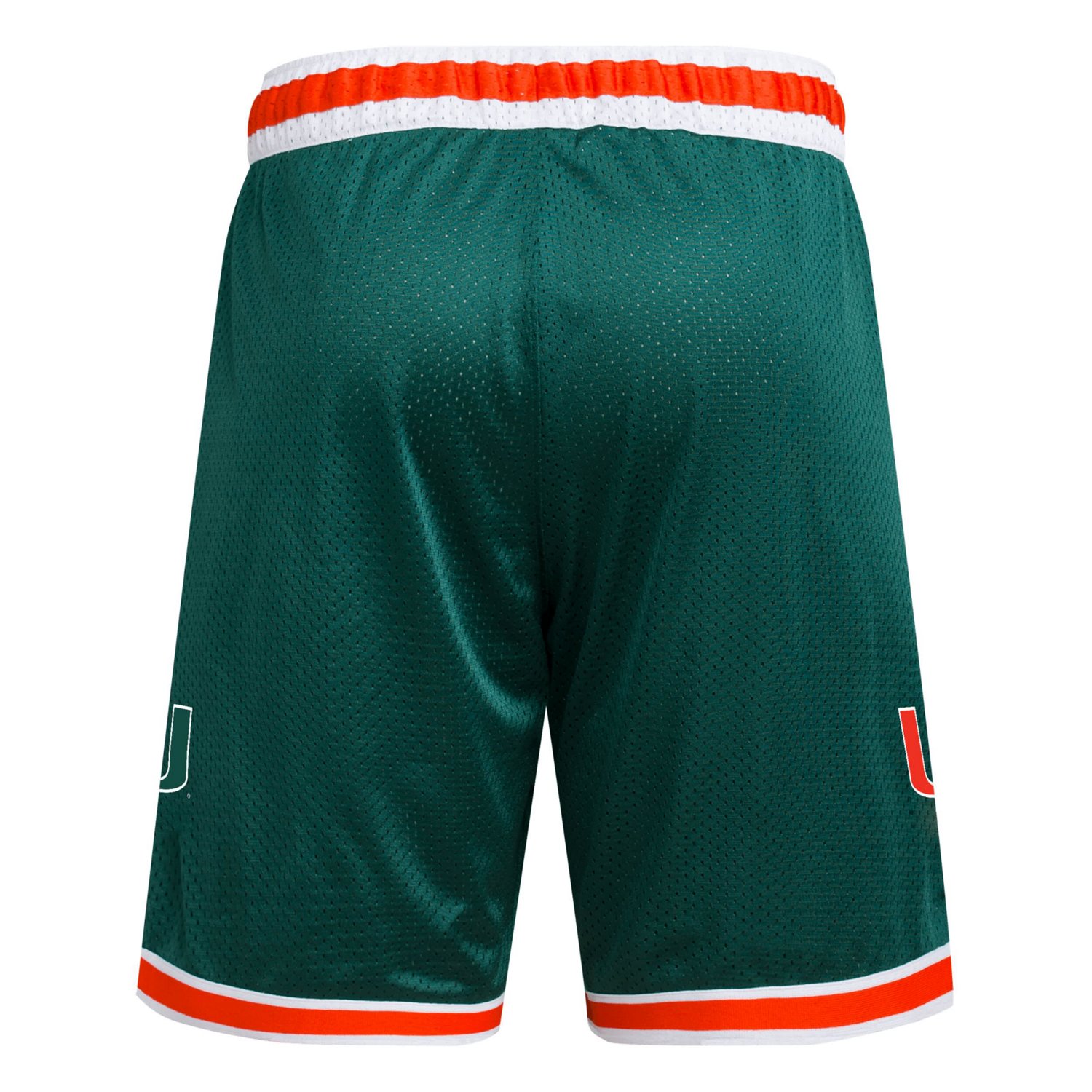 adidas Miami Hurricanes Swingman Replica Basketball Shorts                                                                       - view number 3