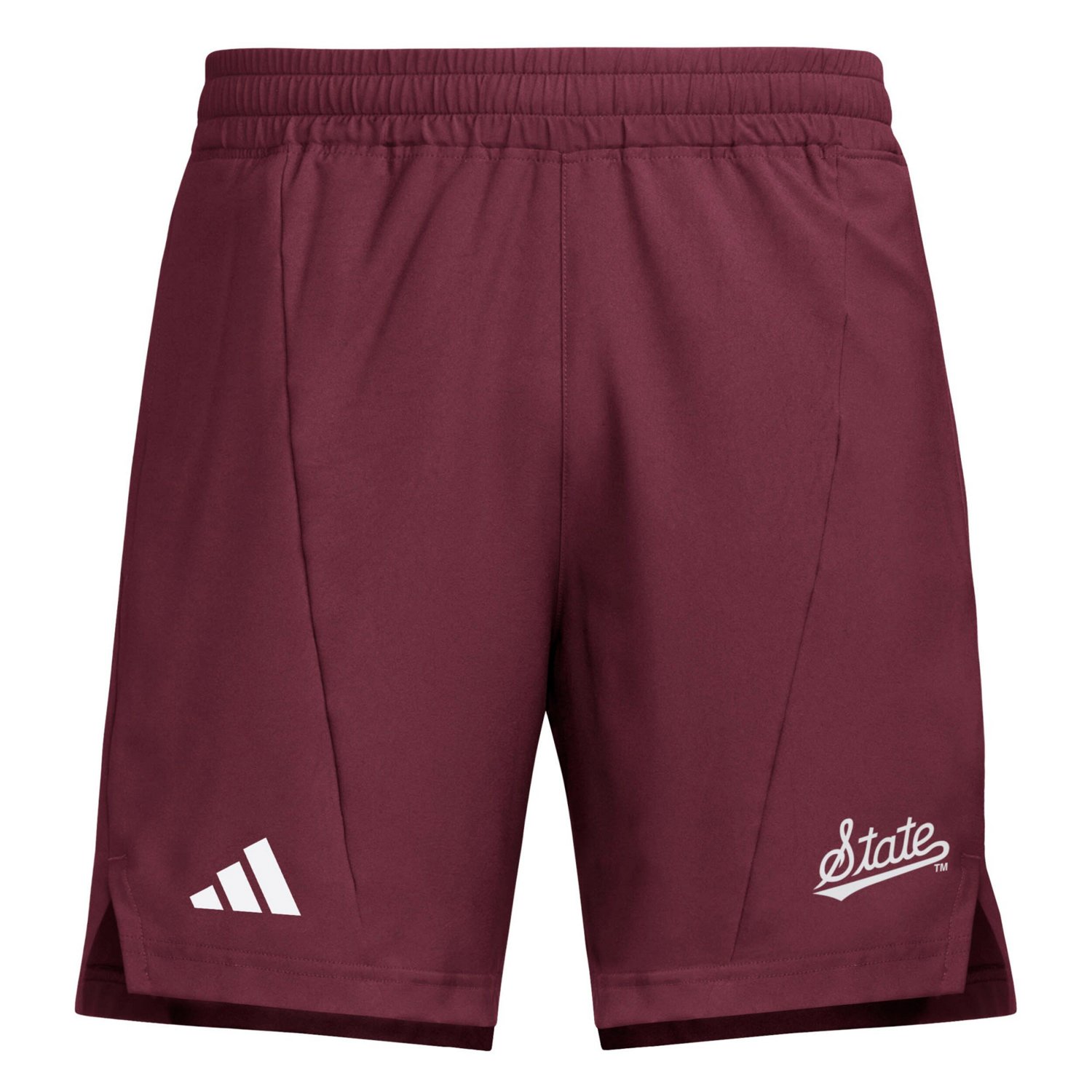 adidas Mississippi State Bulldogs Program Woven Training Shorts - view number 2