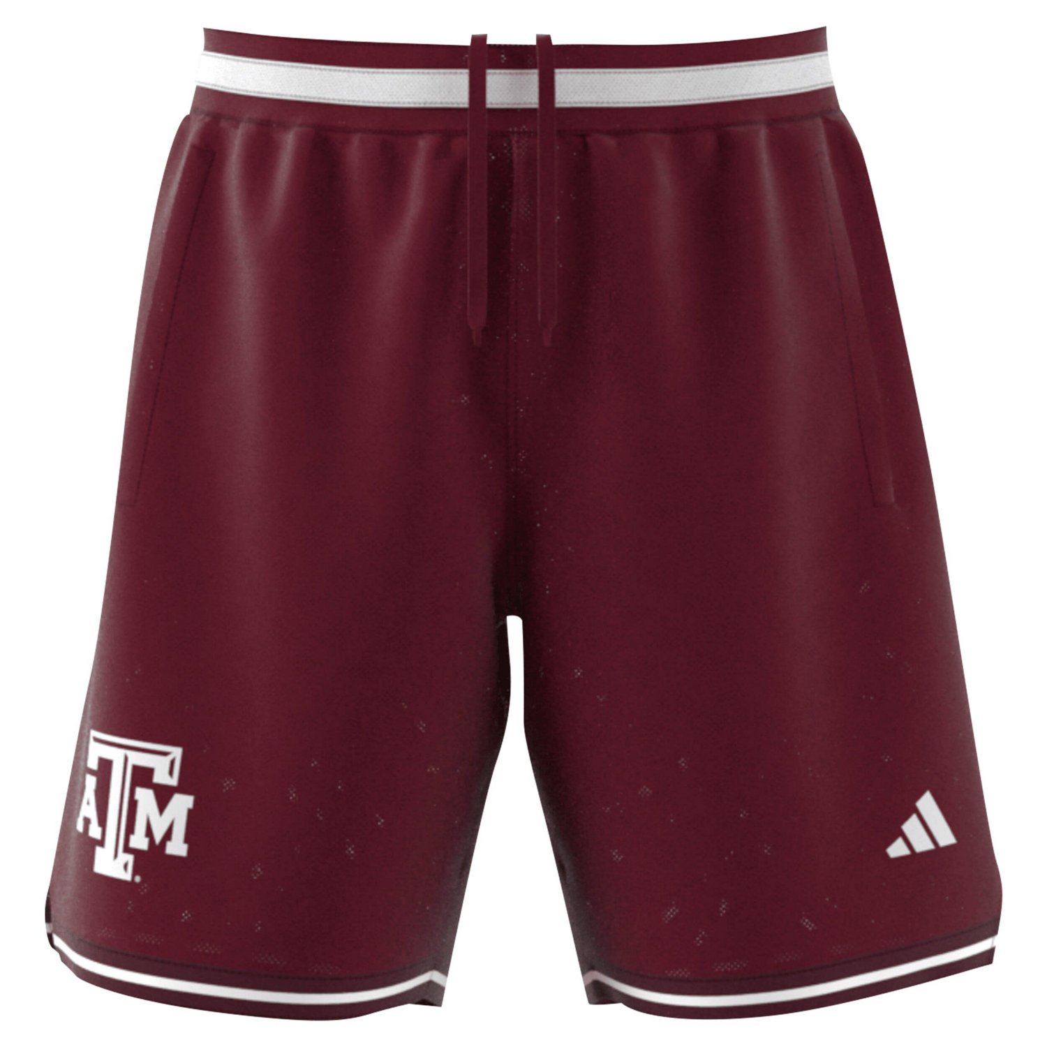 adidas Scarlet Texas AM Aggies Swingman Replica Basketball Shorts