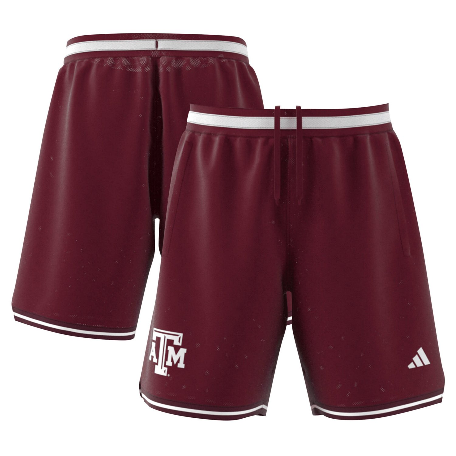 adidas Scarlet Texas AM Aggies Swingman Replica Basketball Shorts