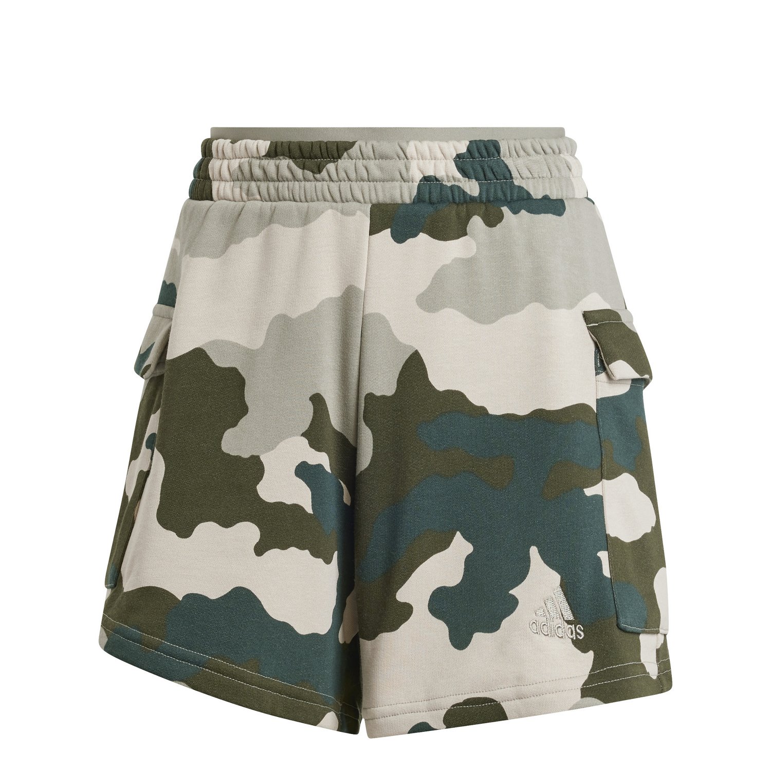 Adidas Women's Camo Print Cargo Shorts