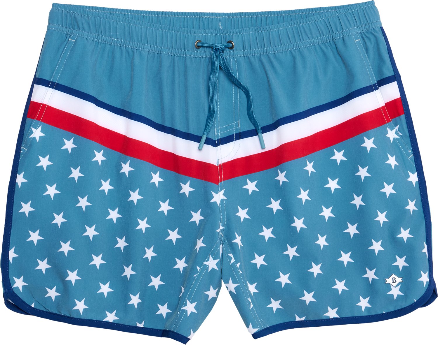 BURLEBO Men's Swim Trunks 6.25 in                                                                                                - view number 1