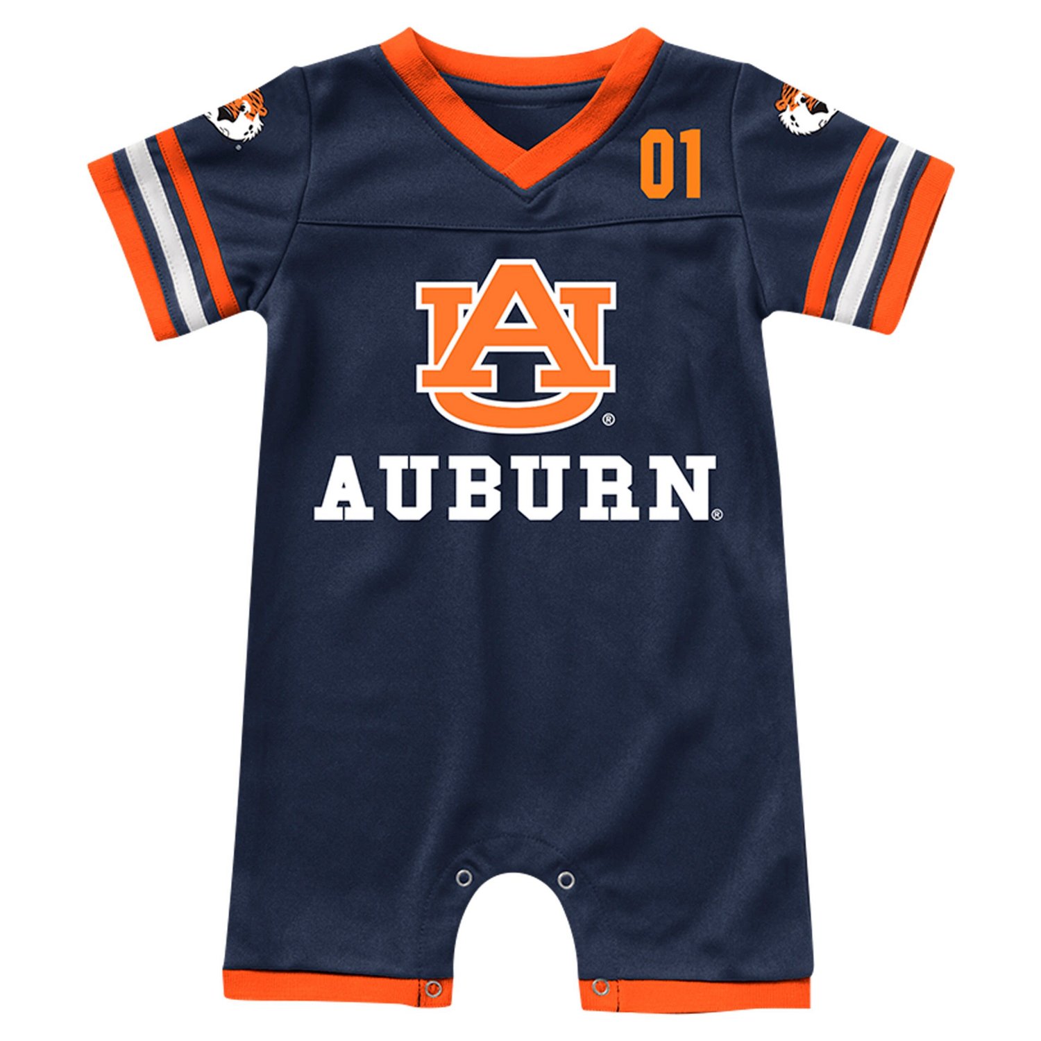 Colosseum Auburn Tigers Bumpo Football Romper                                                                                    - view number 2