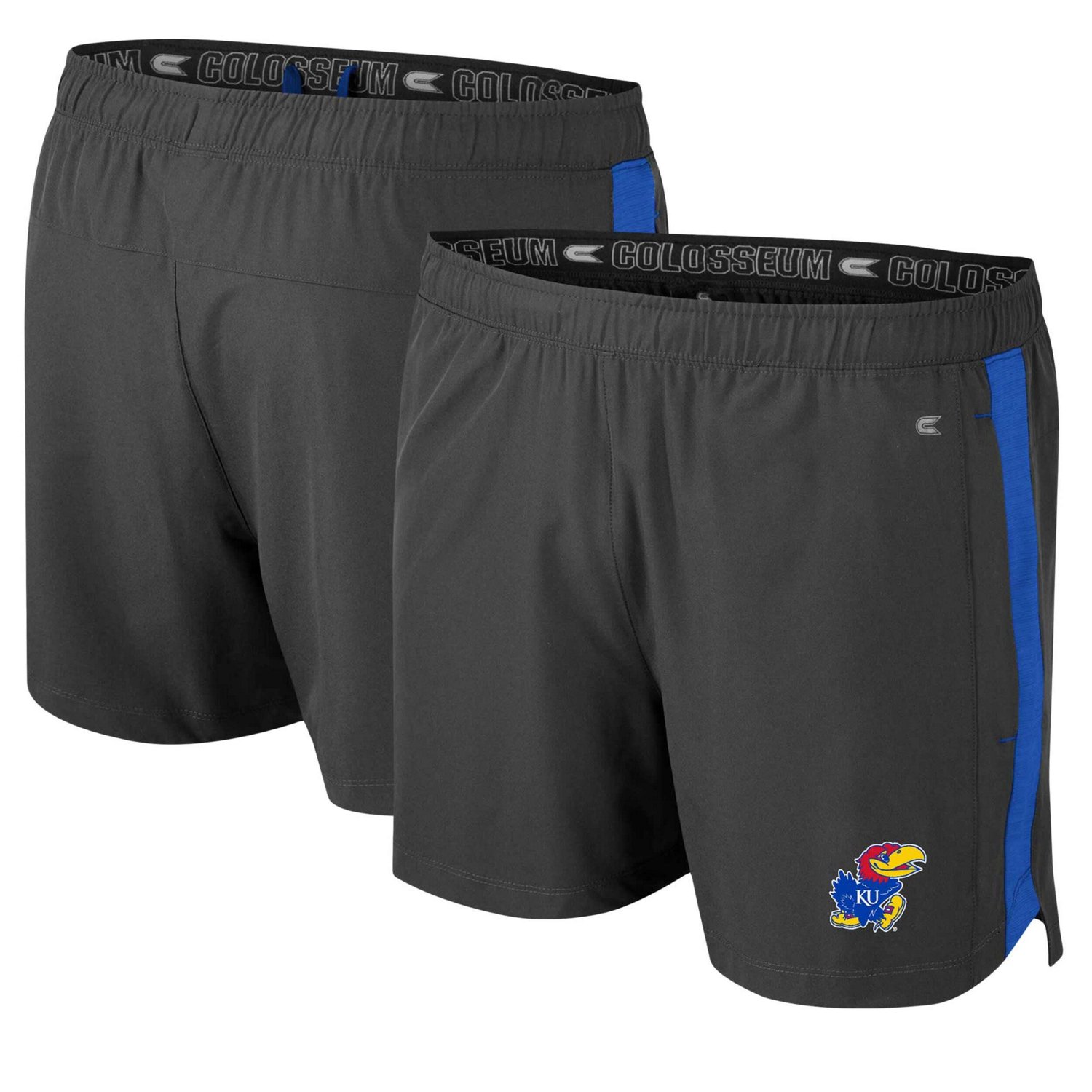 Colosseum Kansas Jayhawks Langmore Shorts                                                                                        - view number 1