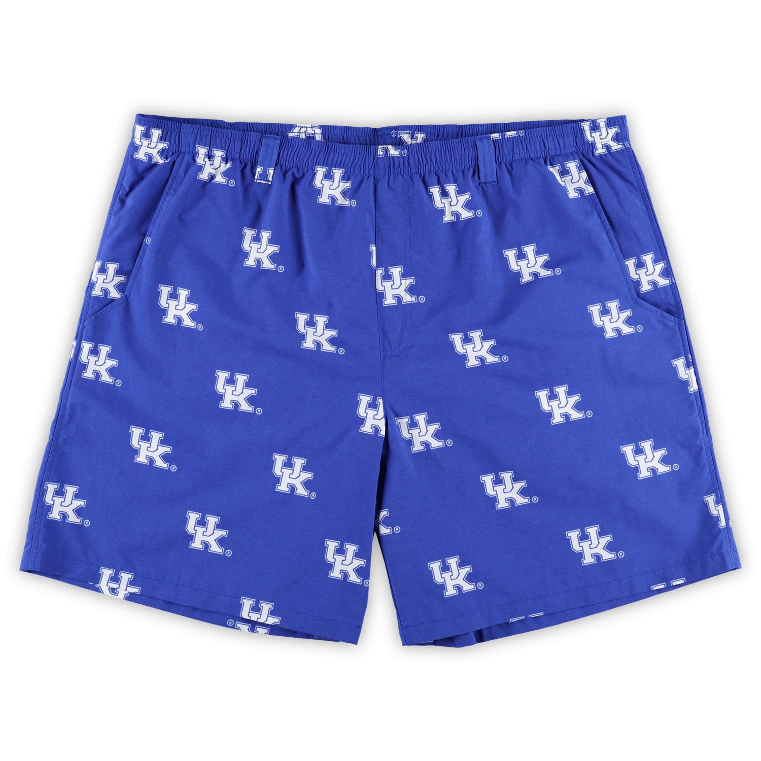 Columbia Kentucky Wildcats Big  Tall Backcast II Allover Print Logo Omni-Shade Shorts - view number 2